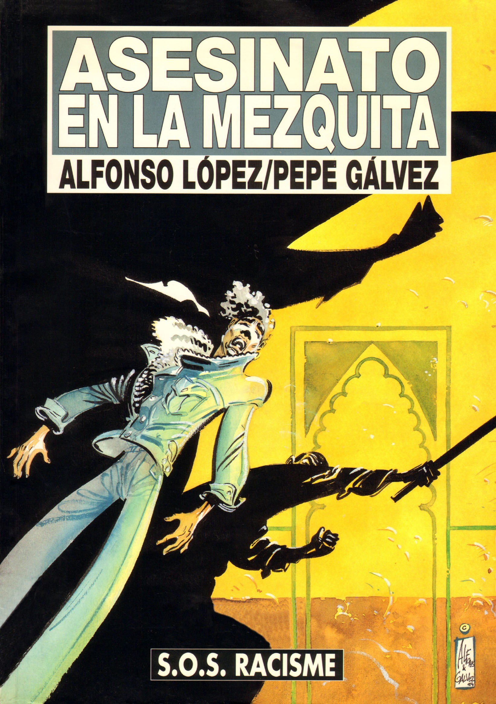 Portada ampliada de ASESINATO EN LA MEZQUITA