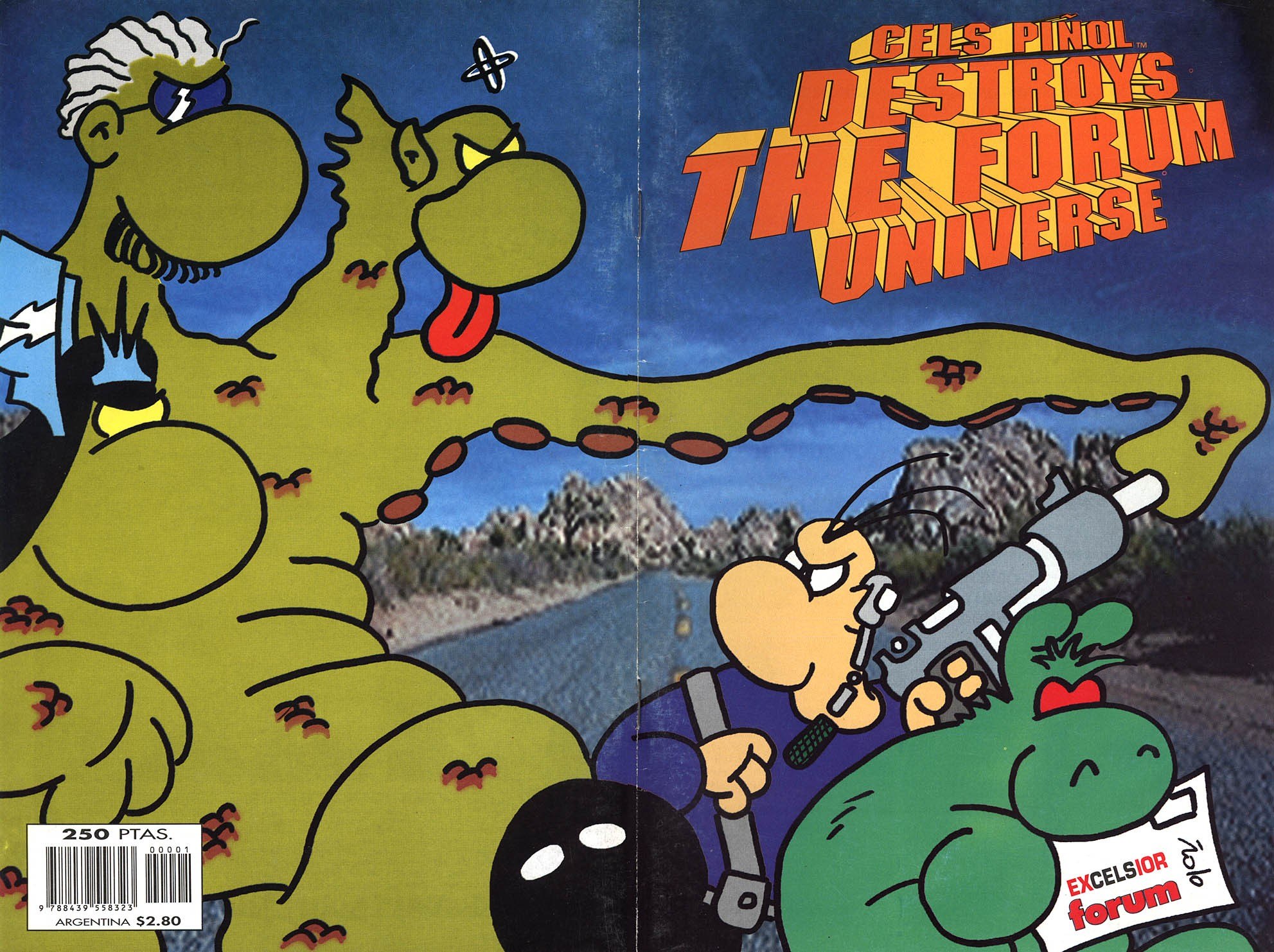 Portada ampliada de Jeff Swirl Destroys The Forum Universe