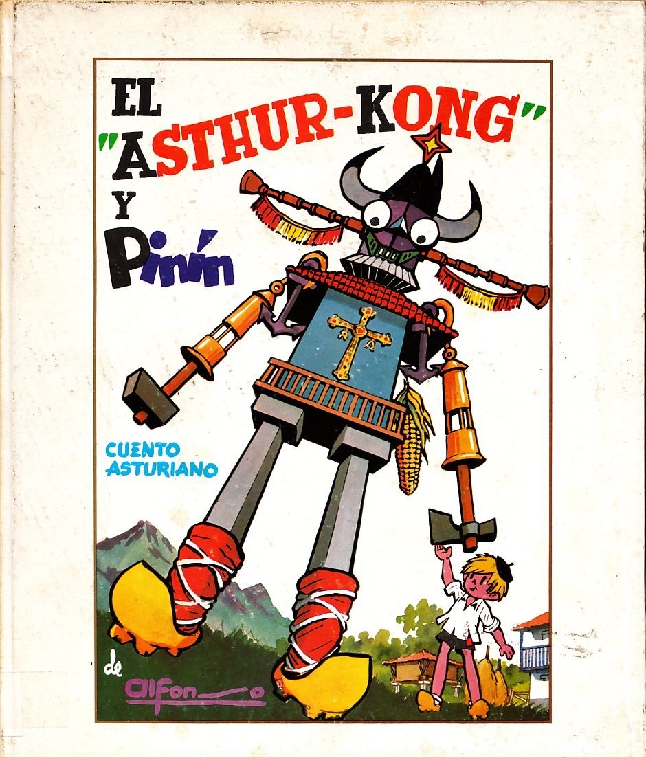 Portada ampliada de EL "ASTHUR-KONG" Y Pinín
