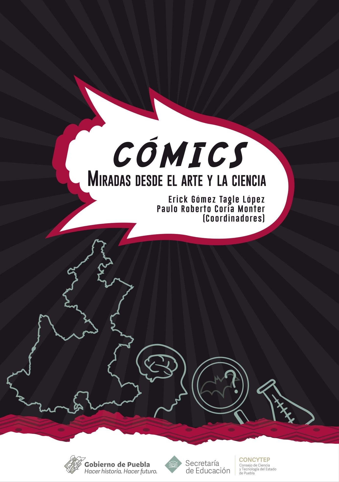 Portada ampliada de Cómics. Miradas desde el arte y la ciencia