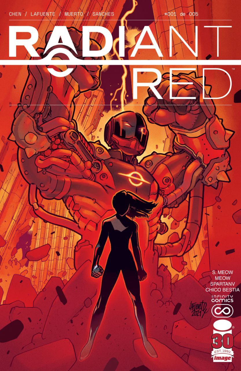 Portada ampliada de RADIANT RED