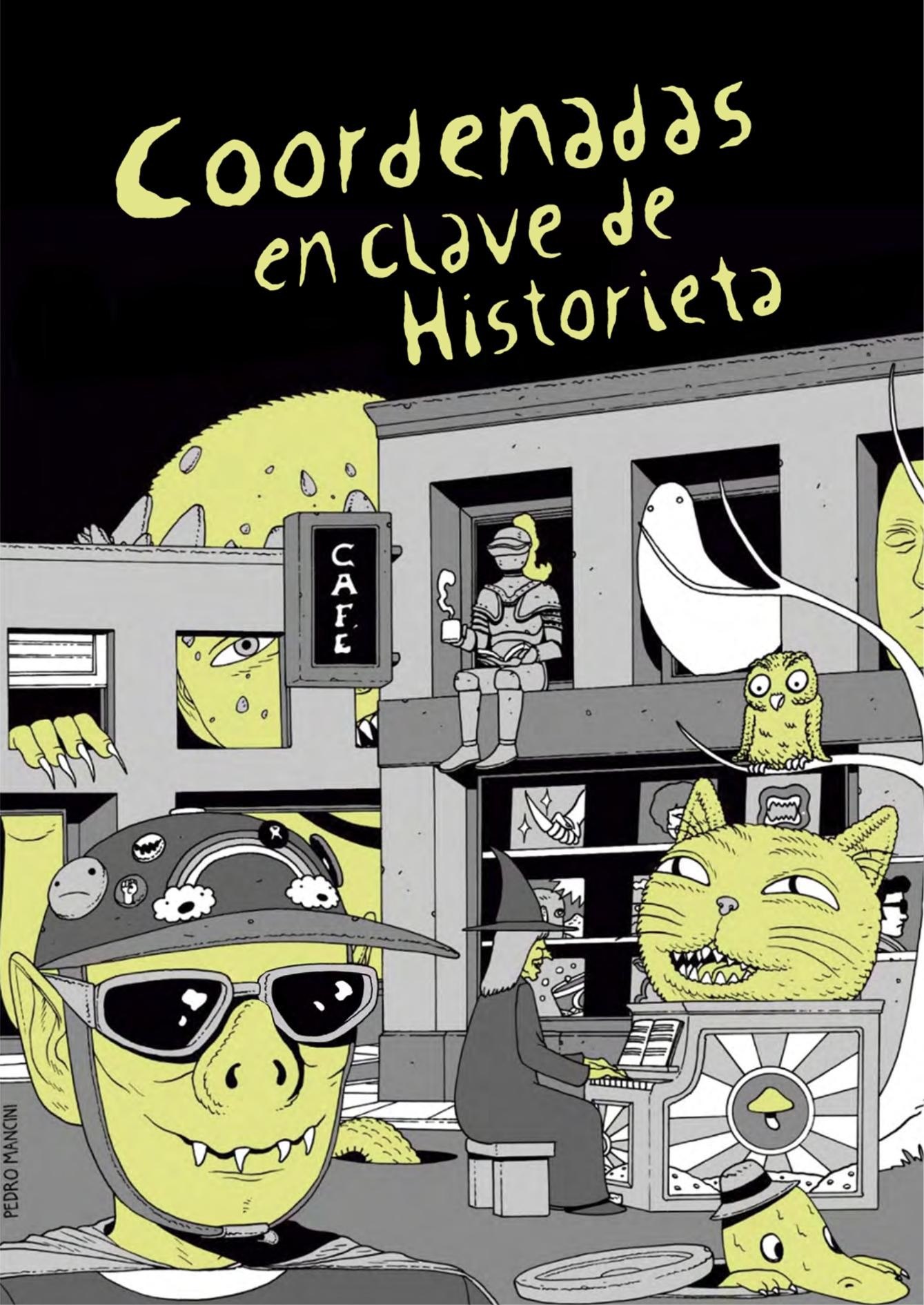 Portada ampliada de Coordenadas en clave de Historieta