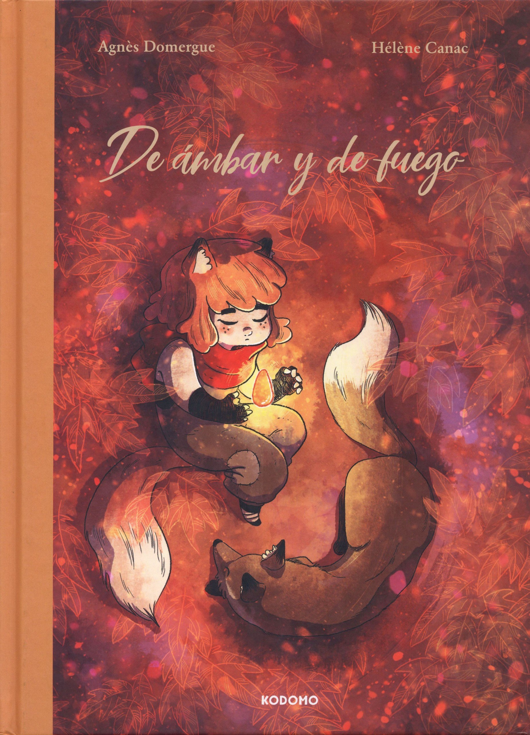 Portada ampliada de De ámbar y de fuego