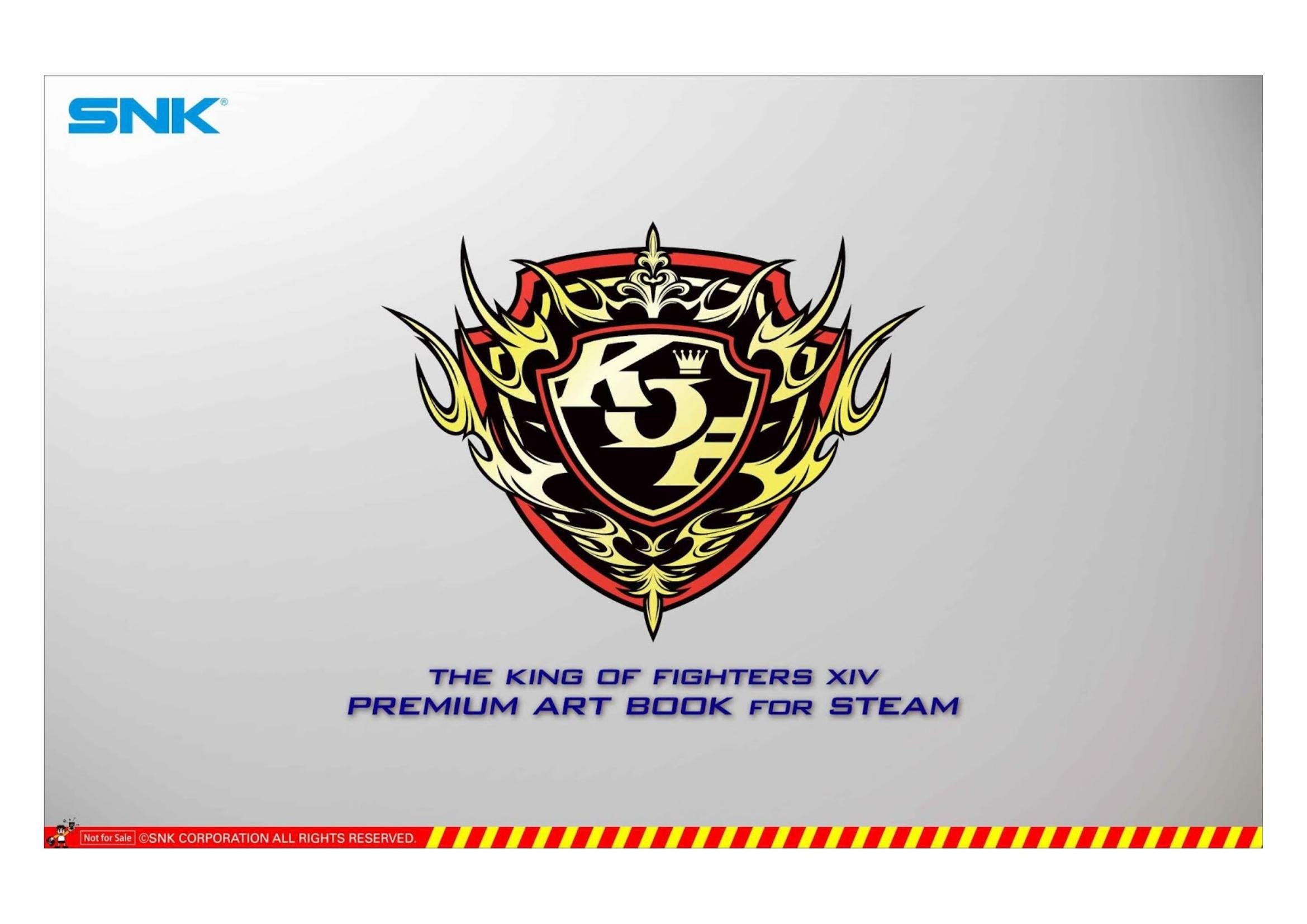 Portada ampliada de THE KING OF FIGHTERS XIV PREMIUM ART BOOK FOR STEAM
