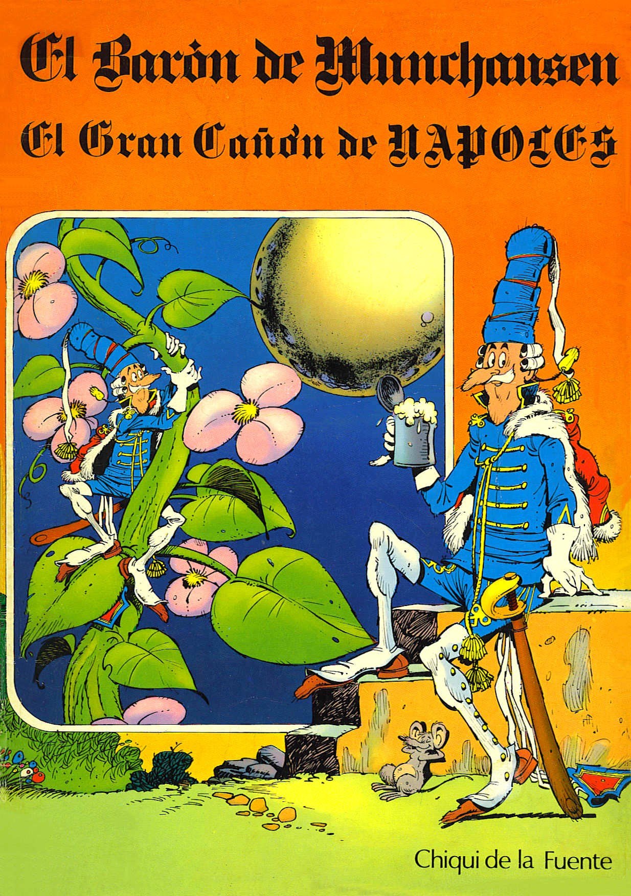 Portada ampliada de El Baròn de Munchausen El Gran Cañón de Utopies