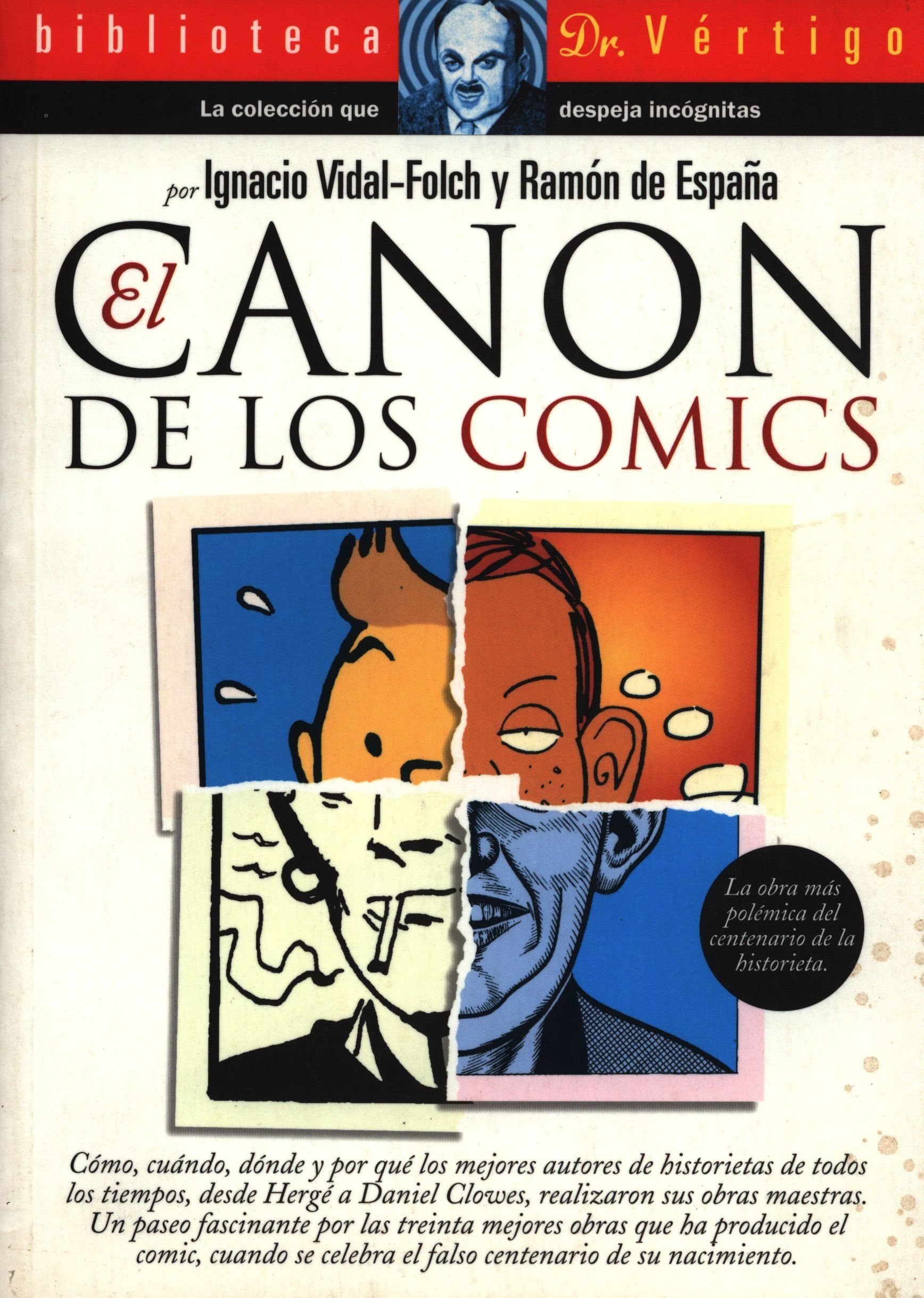 Portada ampliada de El Canon de los Comics