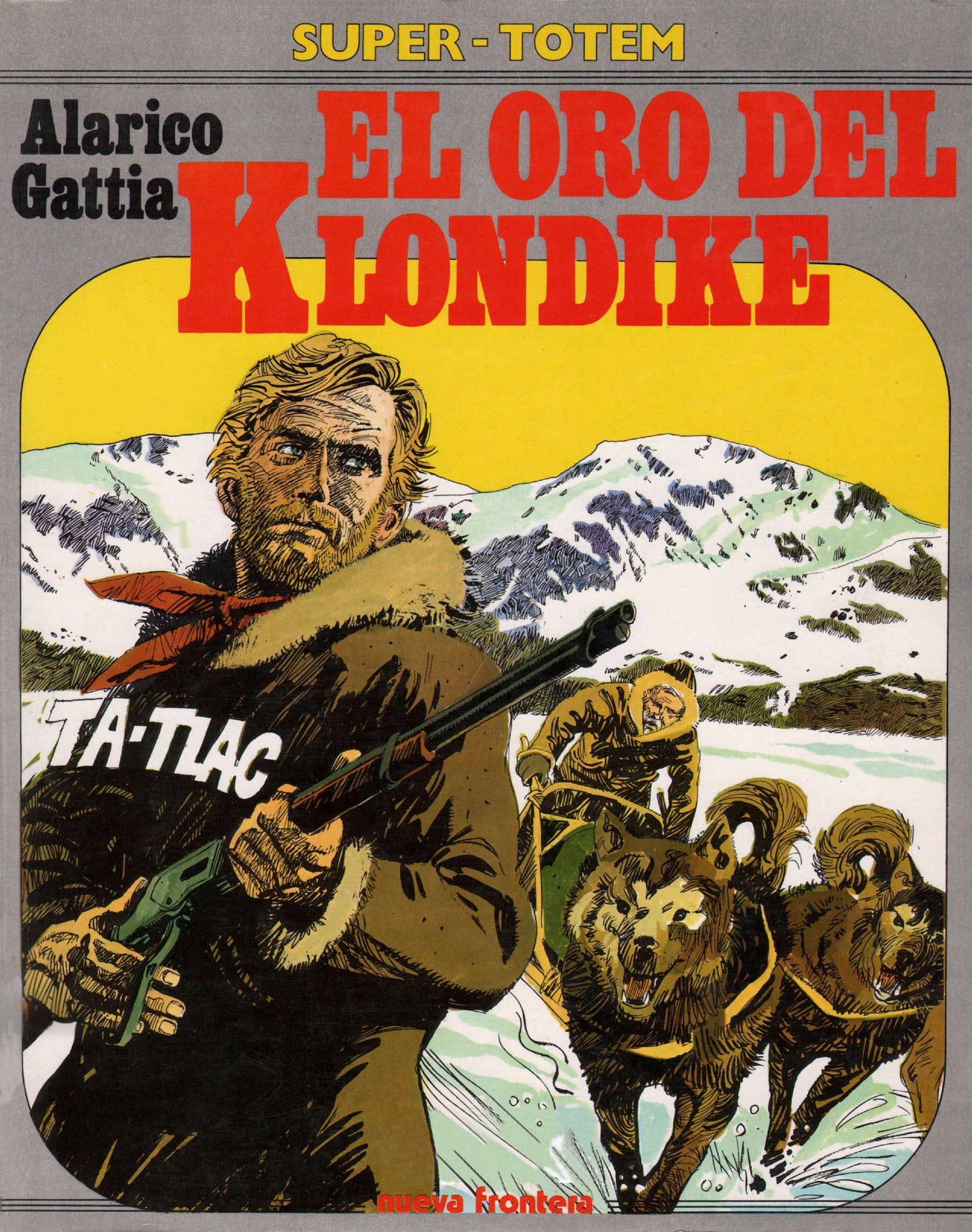 Portada ampliada de EL ORO DEL KLONDIKE