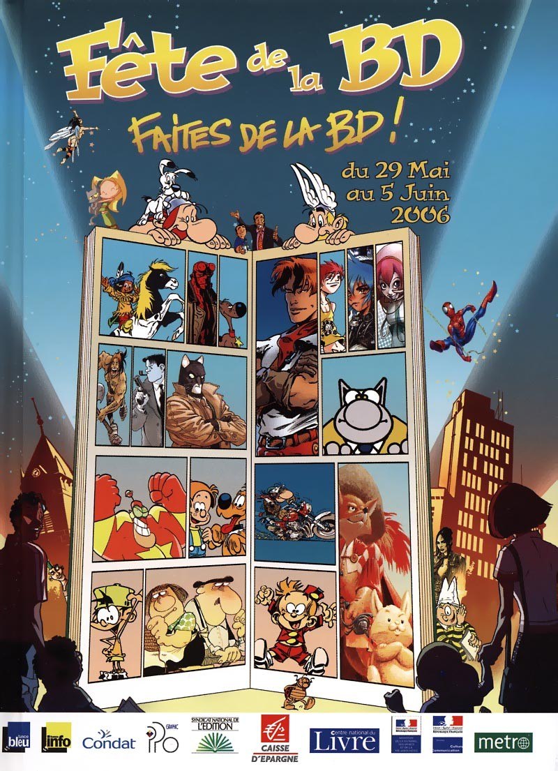 Portada ampliada de Fête de la BD