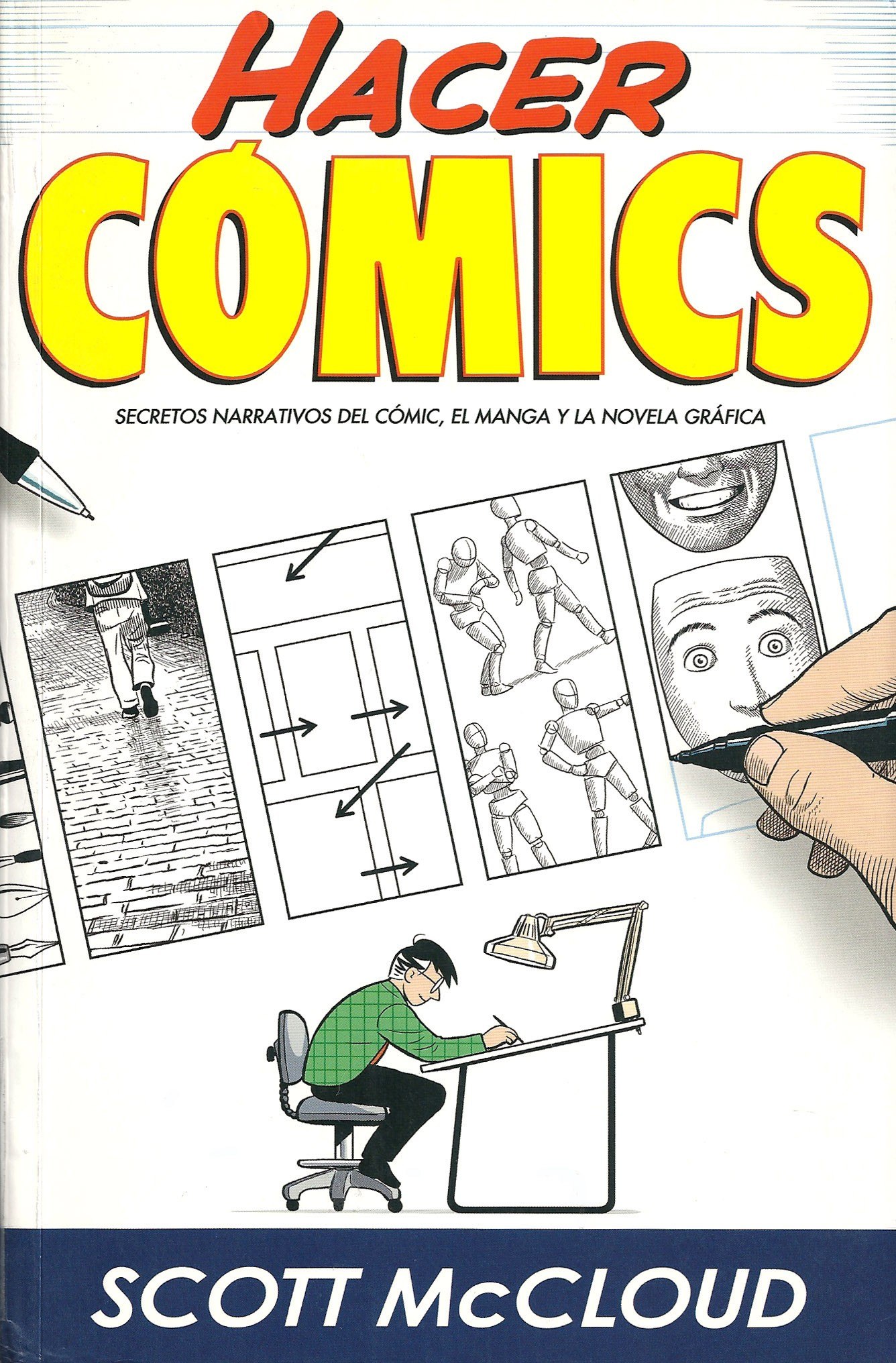 Portada ampliada de HACER COMICS