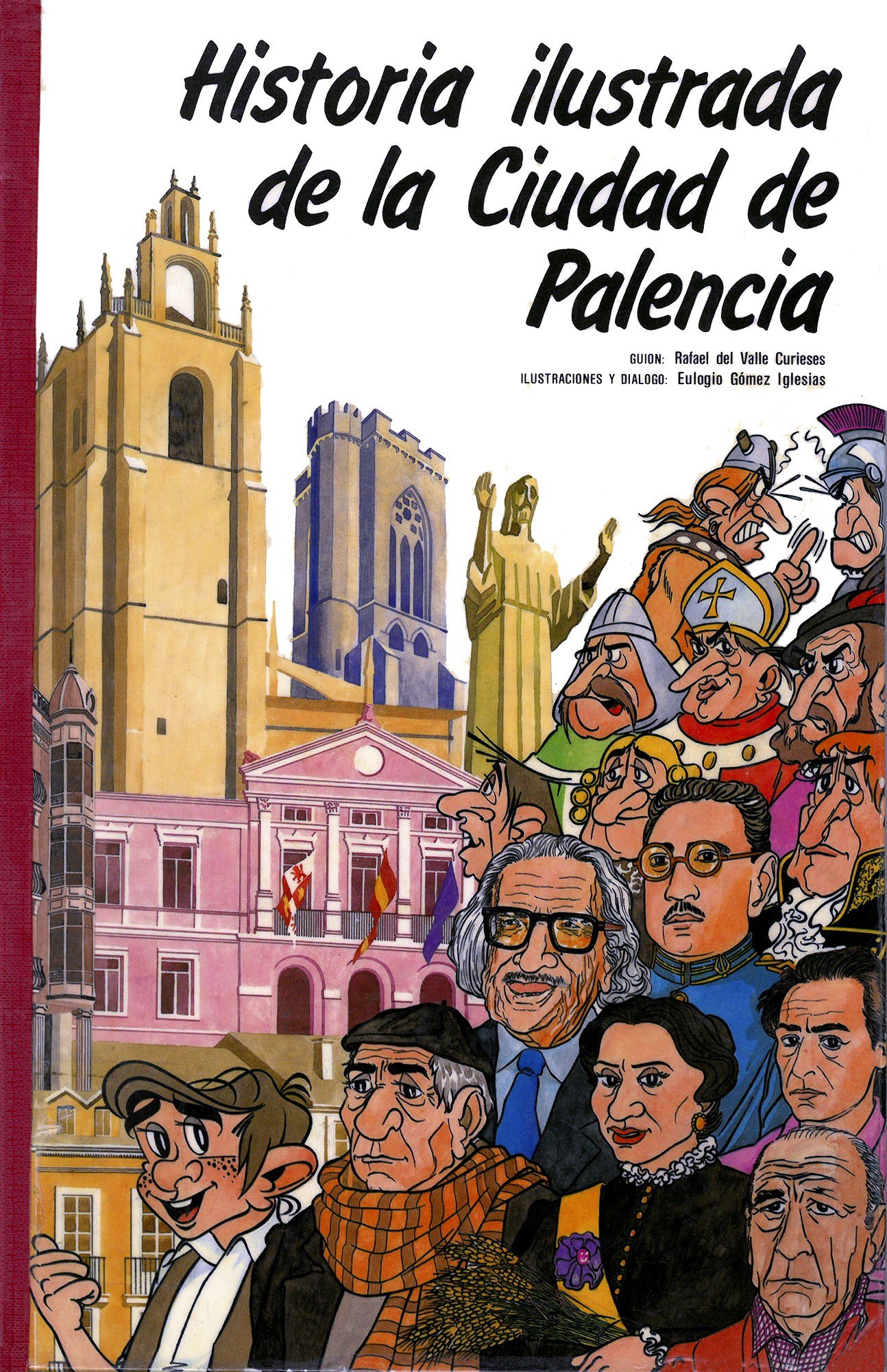 Portada ampliada de Historia ilustrada de la Ciudad de Palencia
