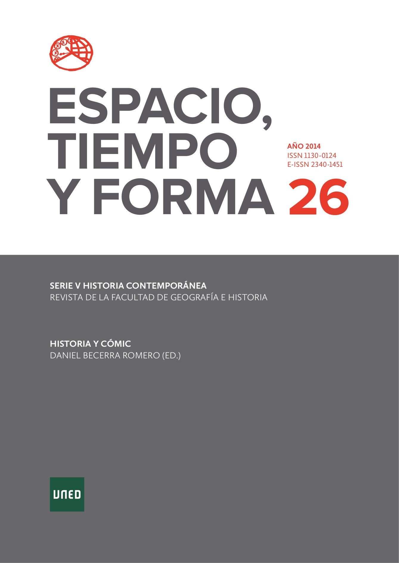 Portada ampliada de ESPACIO, TIEMPO Y FORMA 26