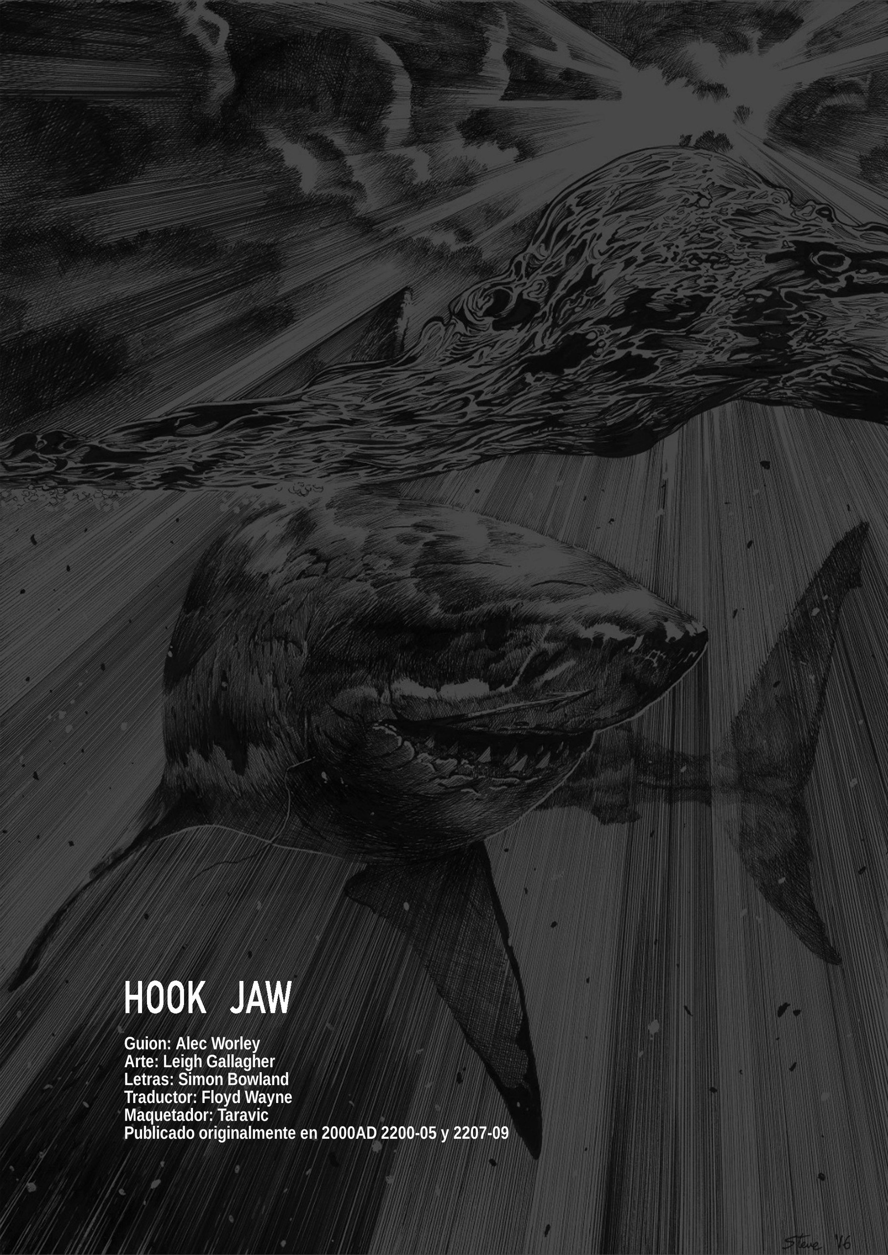 Portada ampliada de HOOK JAW