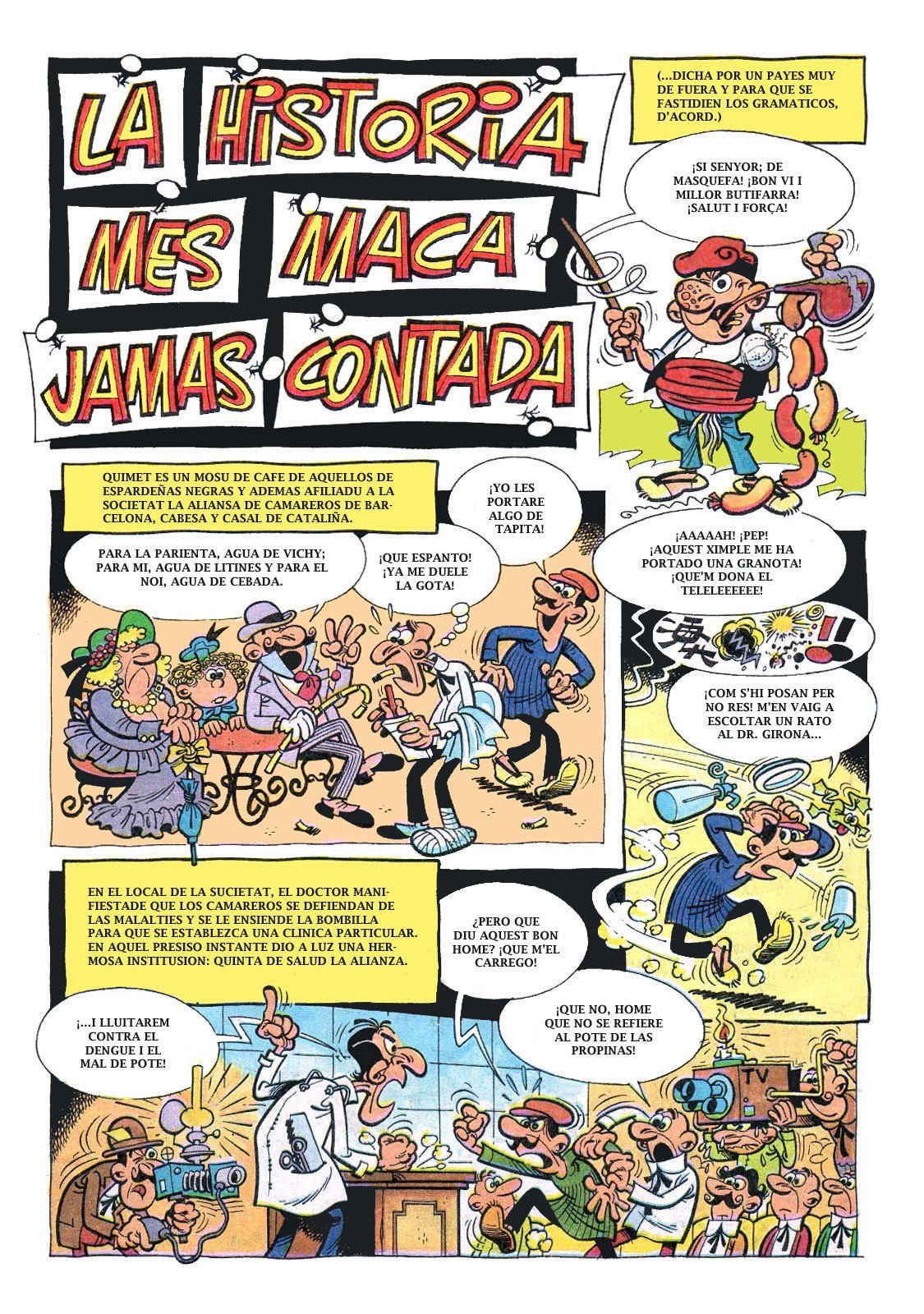 Portada ampliada de La historia mes maca jamás contada