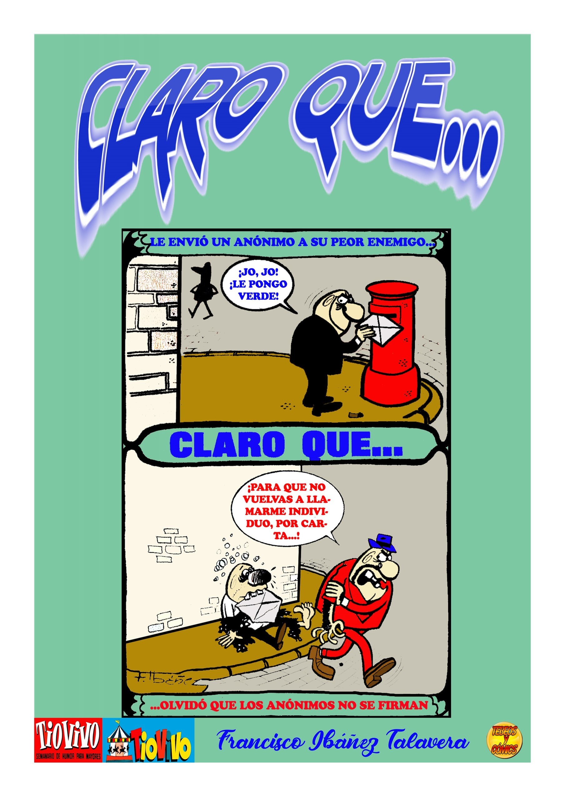 Portada ampliada de CLARO QUE...