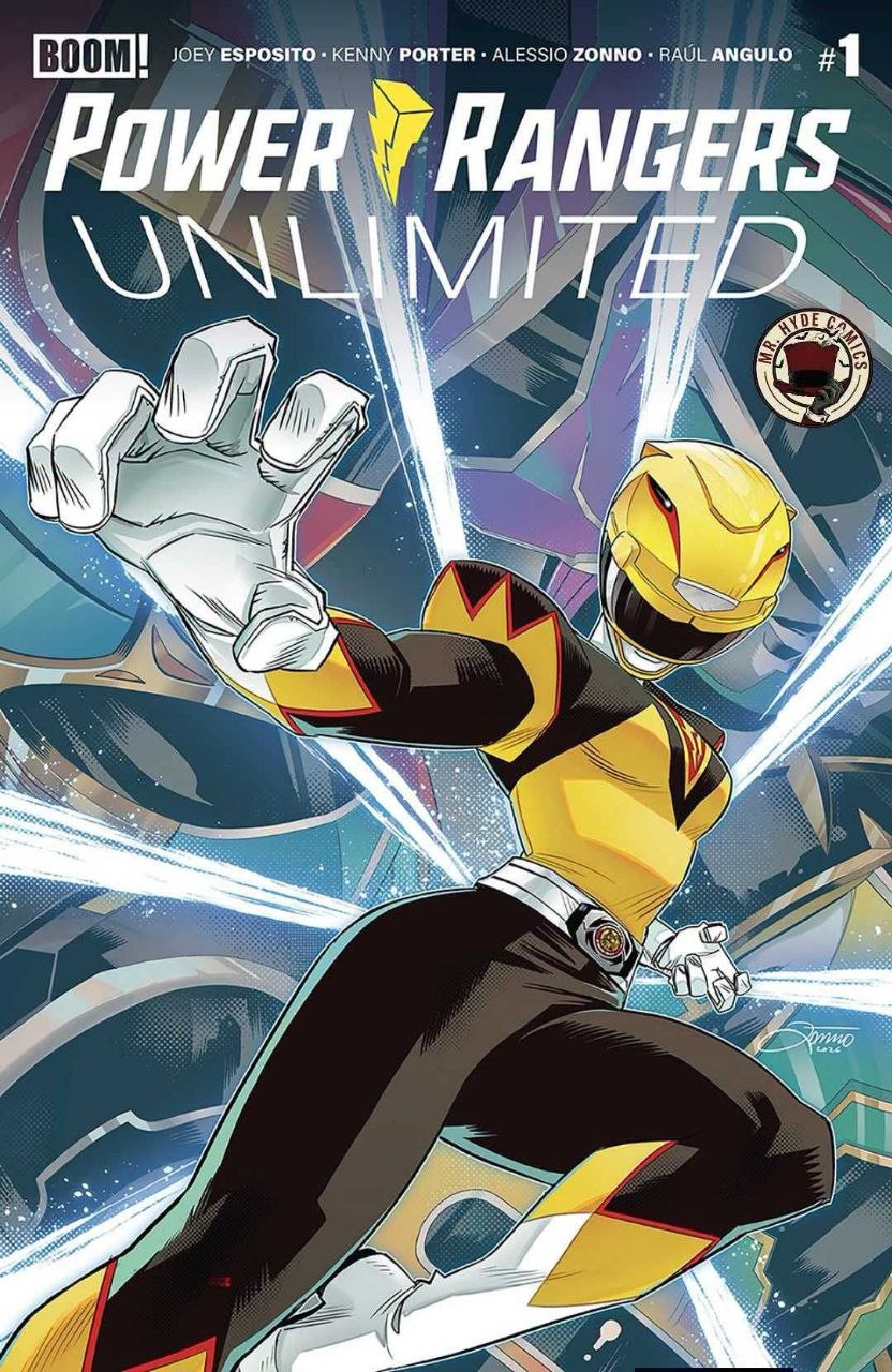 Portada ampliada de POWER RANGERS UNLIMITED