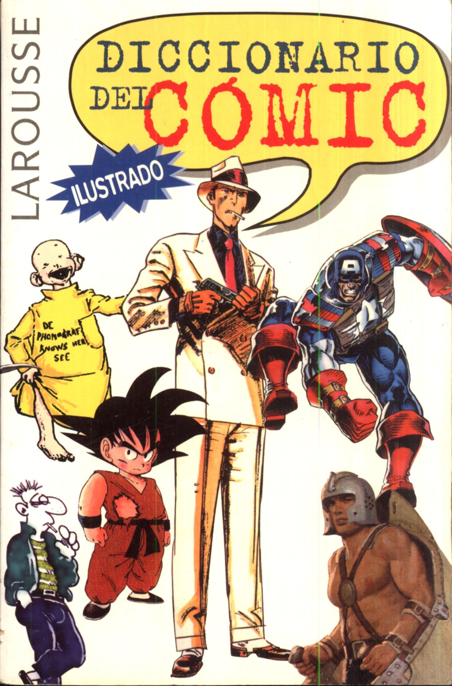Portada ampliada de DICCIONARIO DEI COMIC