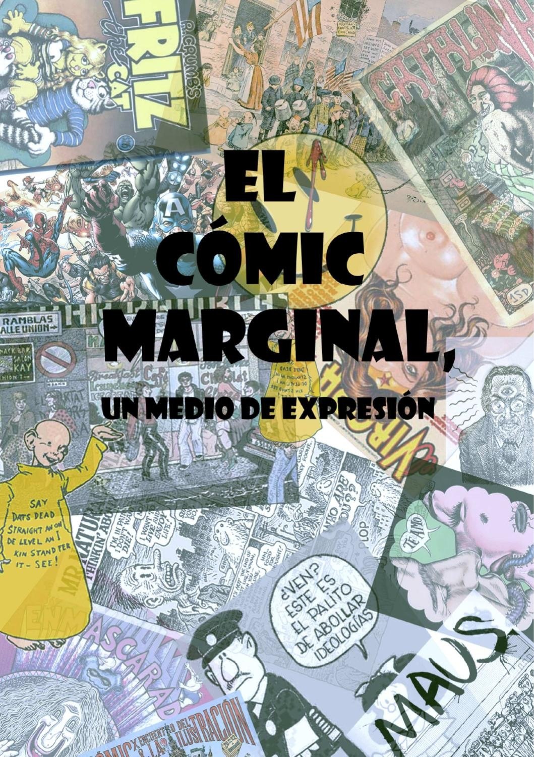 Portada ampliada de EL CÓMIC MARGINAL, UN MEDIO DE EXPRESIÓN