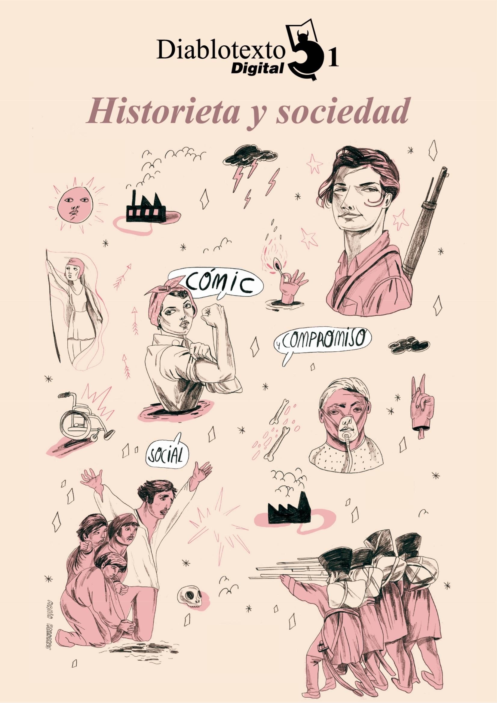 Portada ampliada de Historieta y sociedad