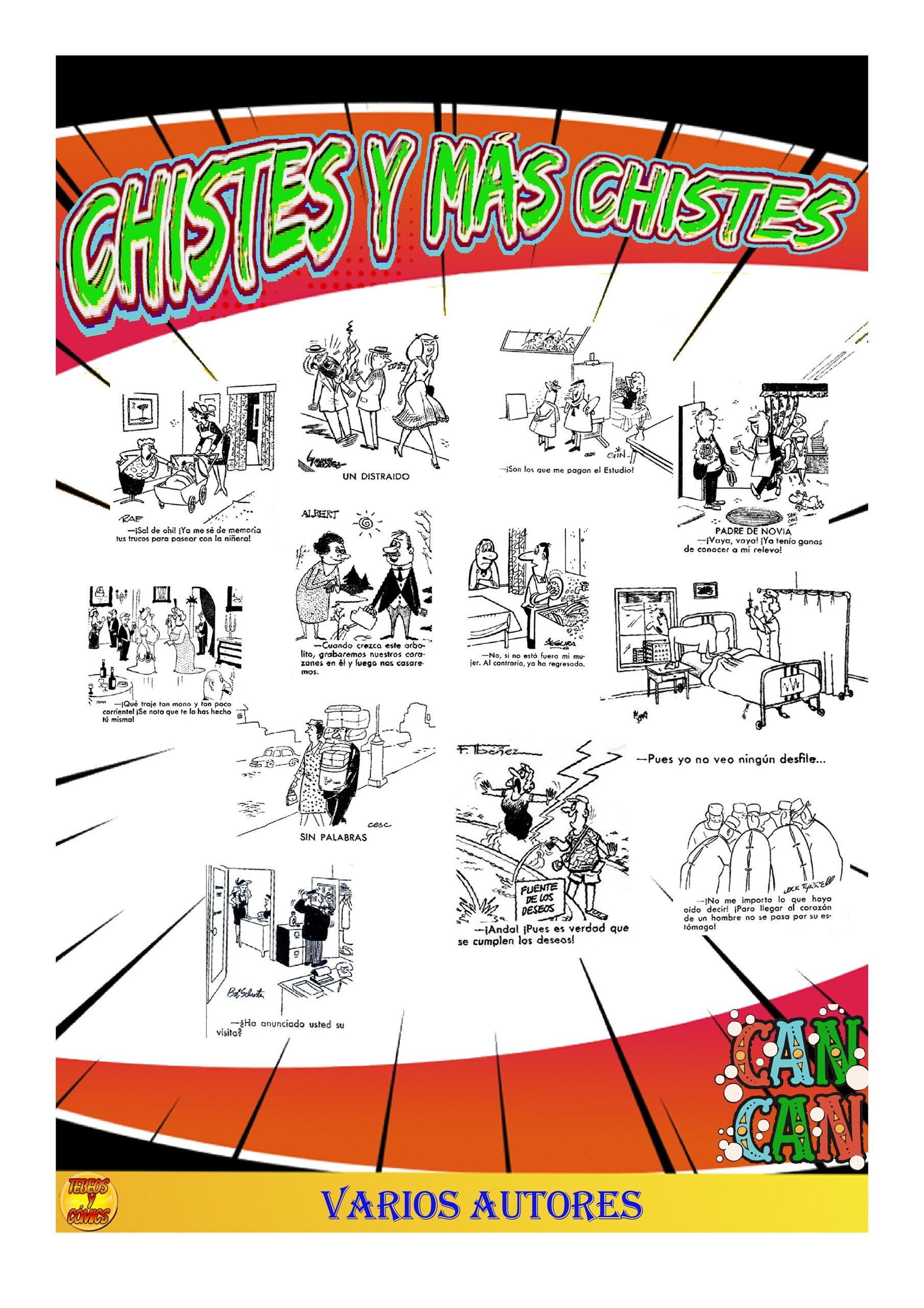 Portada ampliada de Chistes y mas chistes