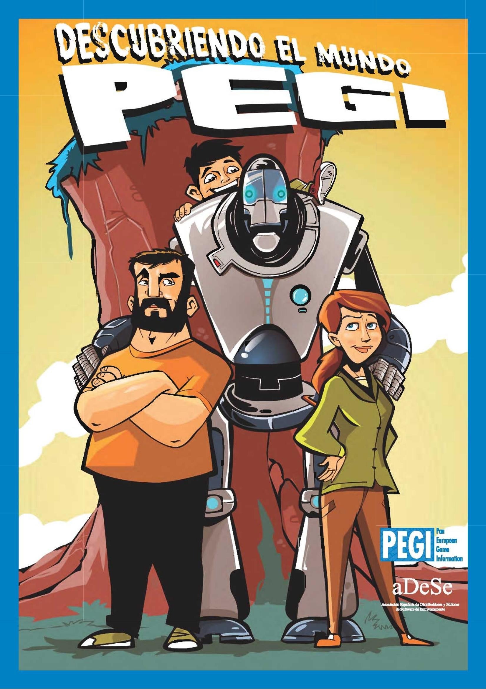 Portada ampliada de DESCUBRIENDO EL MUNDO PEGI