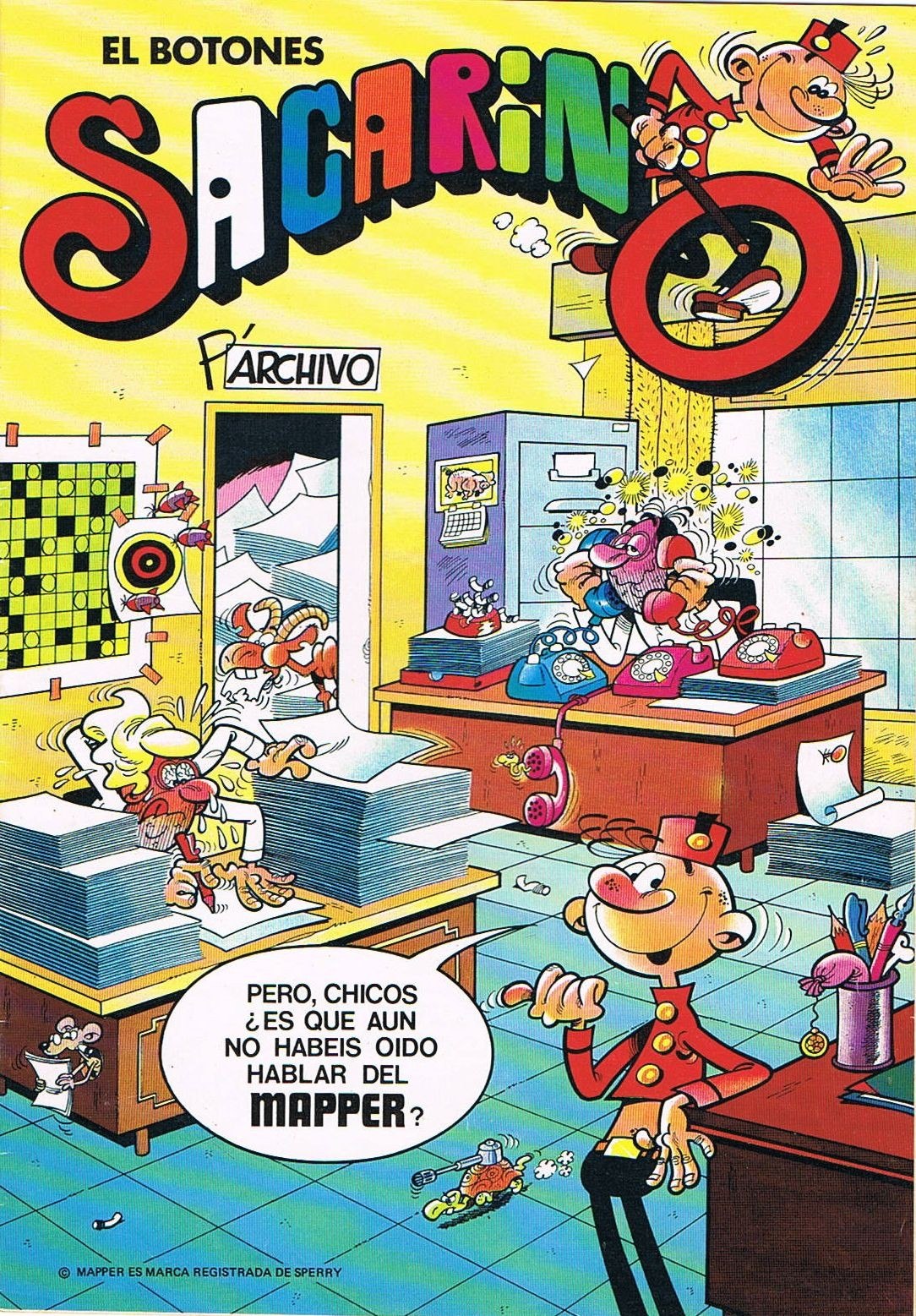 Portada ampliada de EL BOTONES SACARINO