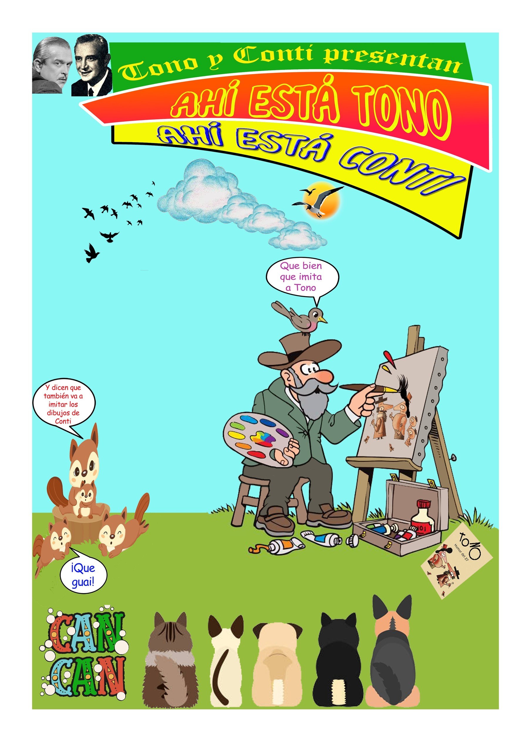 Portada ampliada de Ahí está Tono, Ahí está Conti