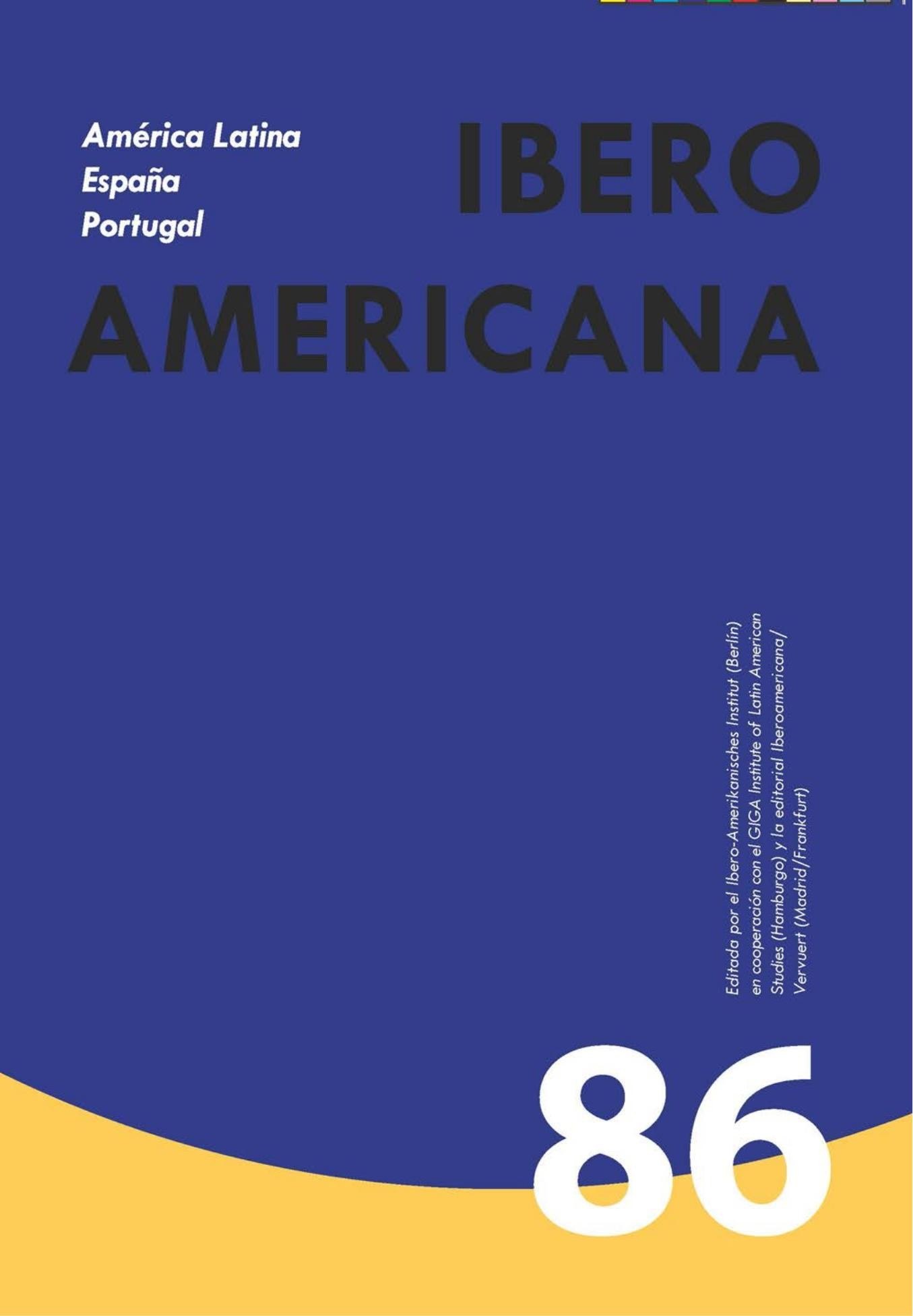 Portada ampliada de IBERO AMERICANA