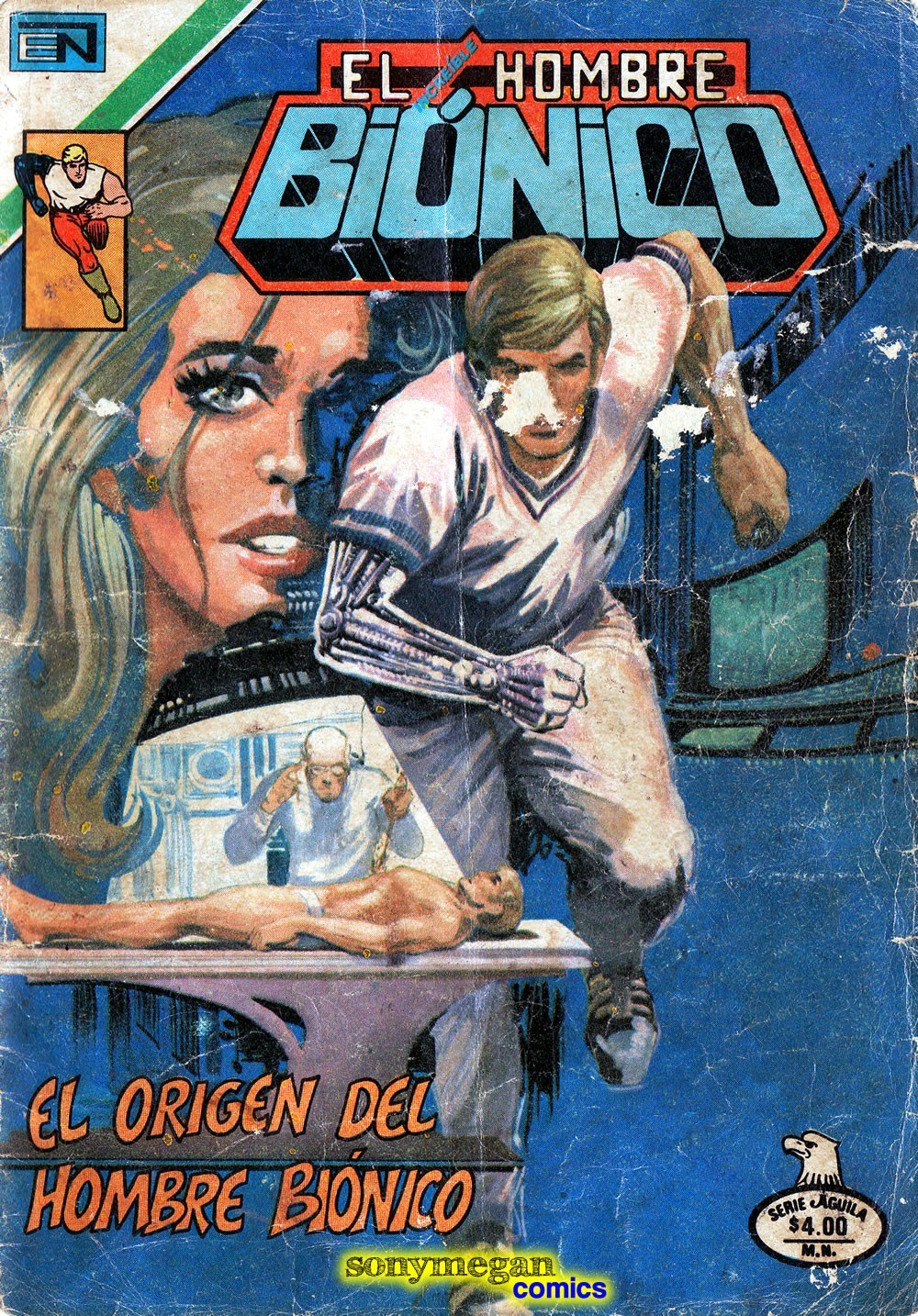 Portada ampliada de EL HOMBRE BIONICO