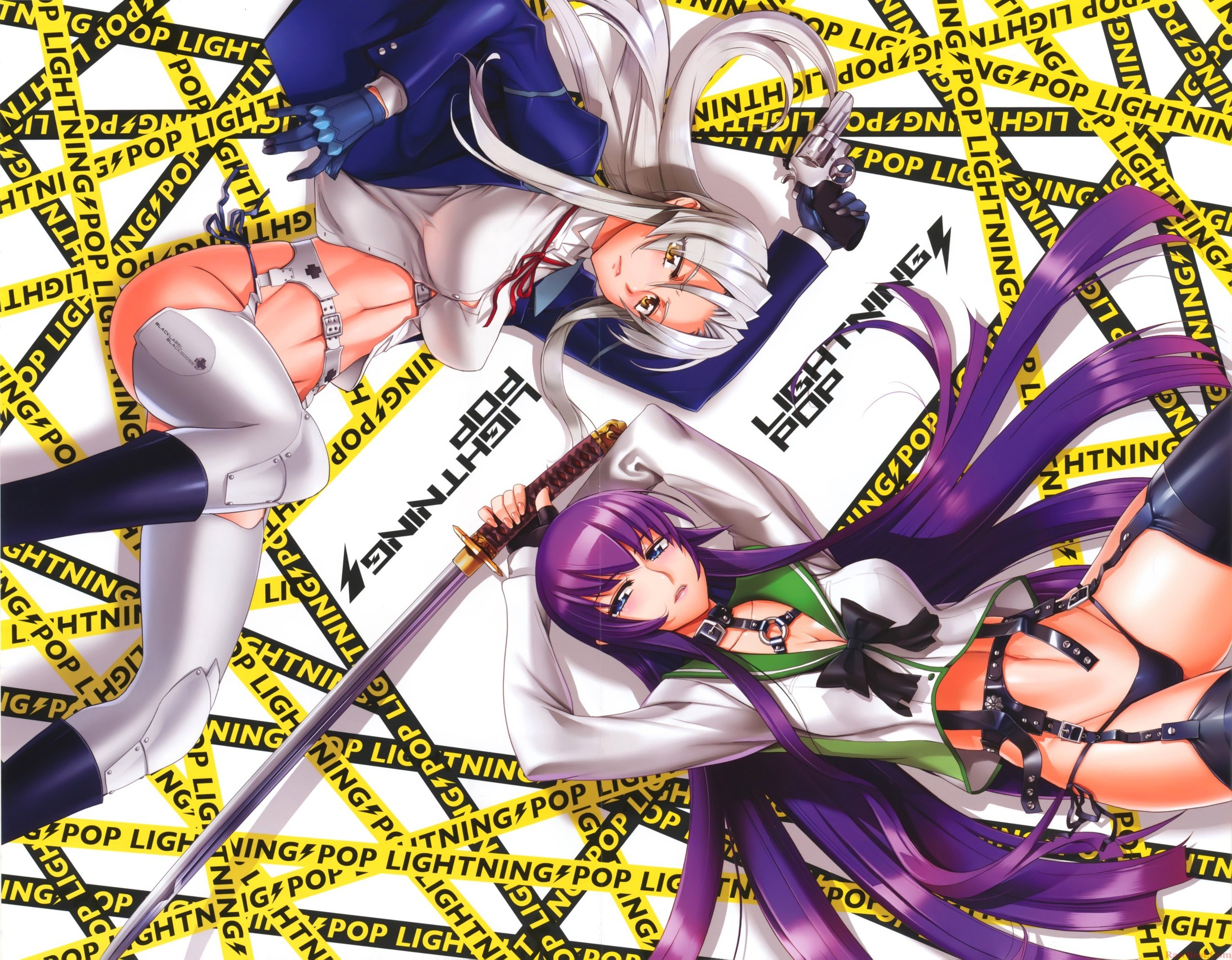 Portada ampliada de (Artbook) Satou Shouji Art Works Gakuen Mokushiroku HIGHSCHOOL OF THE DEAD Triage X LIGHTNING POP.zip
