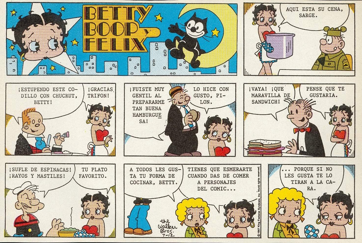 Portada ampliada de Betty Boop Felix