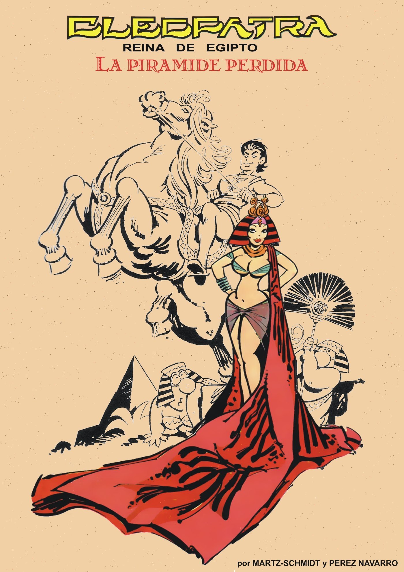 Portada ampliada de Cleopatra Reina de Egipto La Piramide Perdida