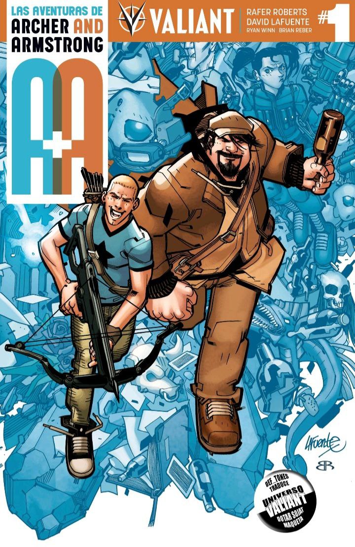 Portada ampliada de LAS AVENTURAS DE ARCHER AND ARMSTRONG