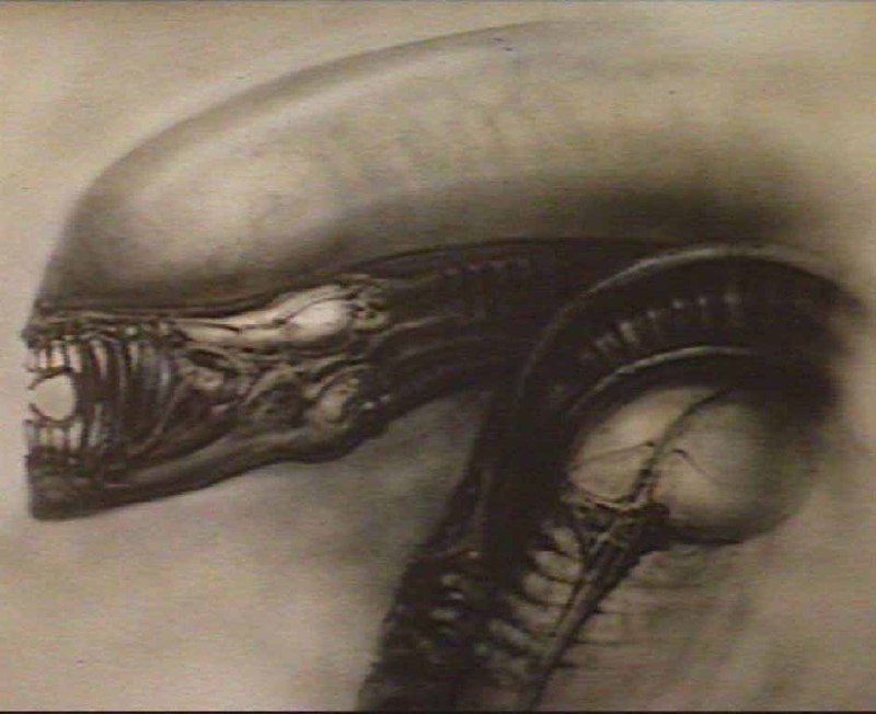 Portada ampliada de H R Giger Artbook