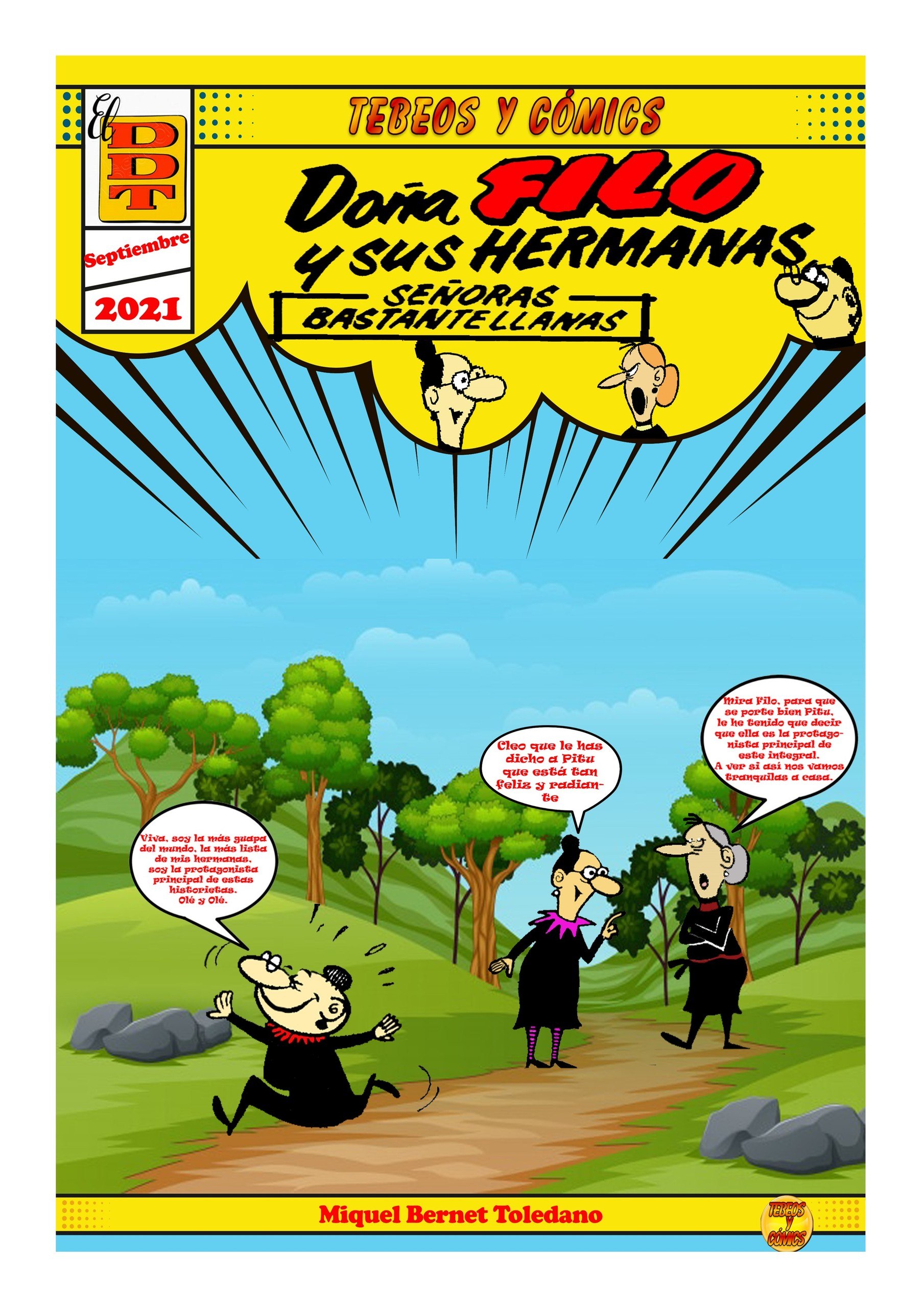 Portada ampliada de Doña Filo y sus hermanas