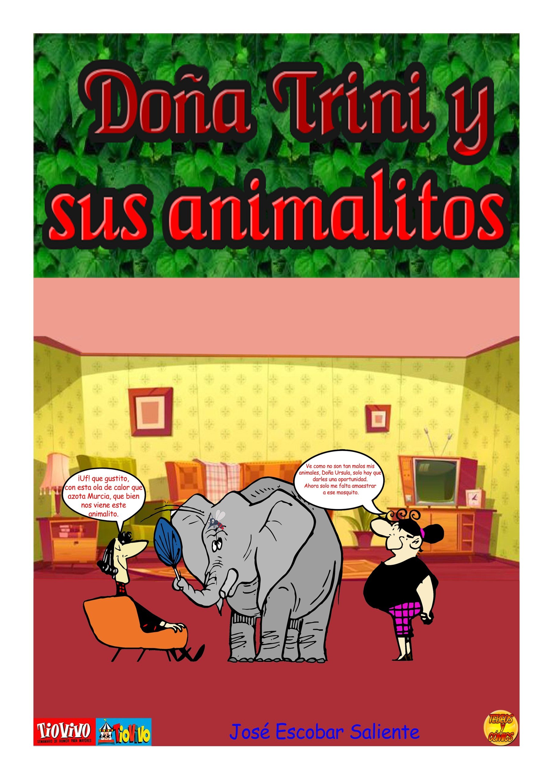 Portada ampliada de Doña Trini y sus animalitos