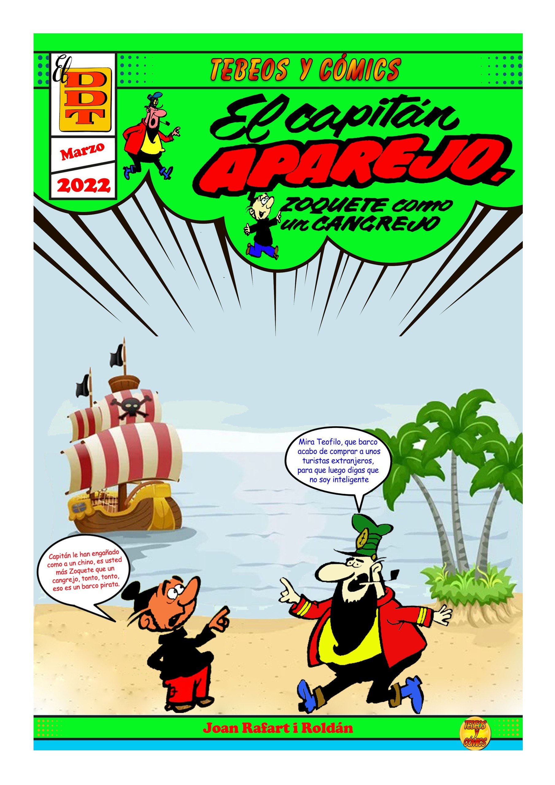 Portada ampliada de El capitán Apanijo