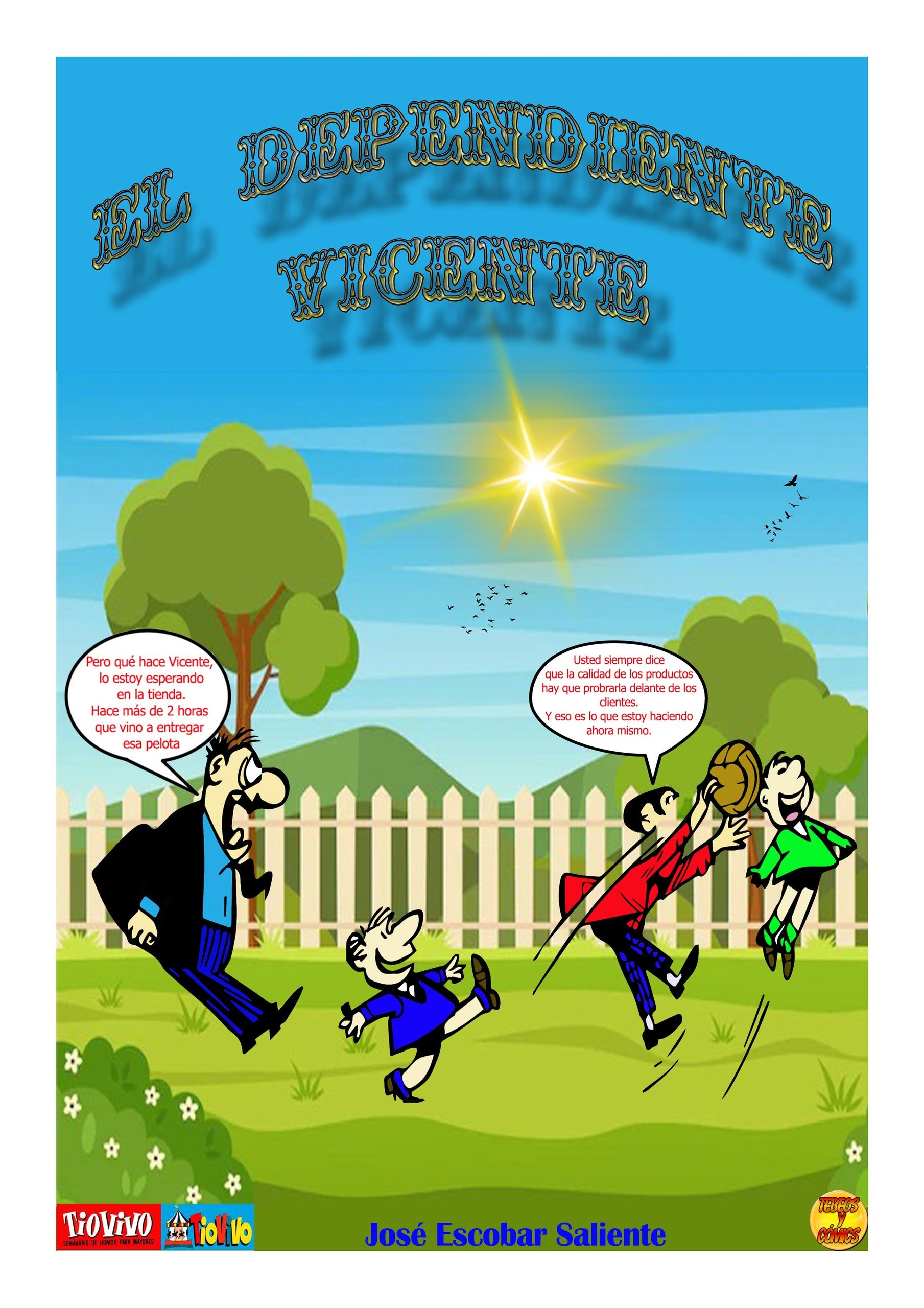 Portada ampliada de El Dependiente Vicente