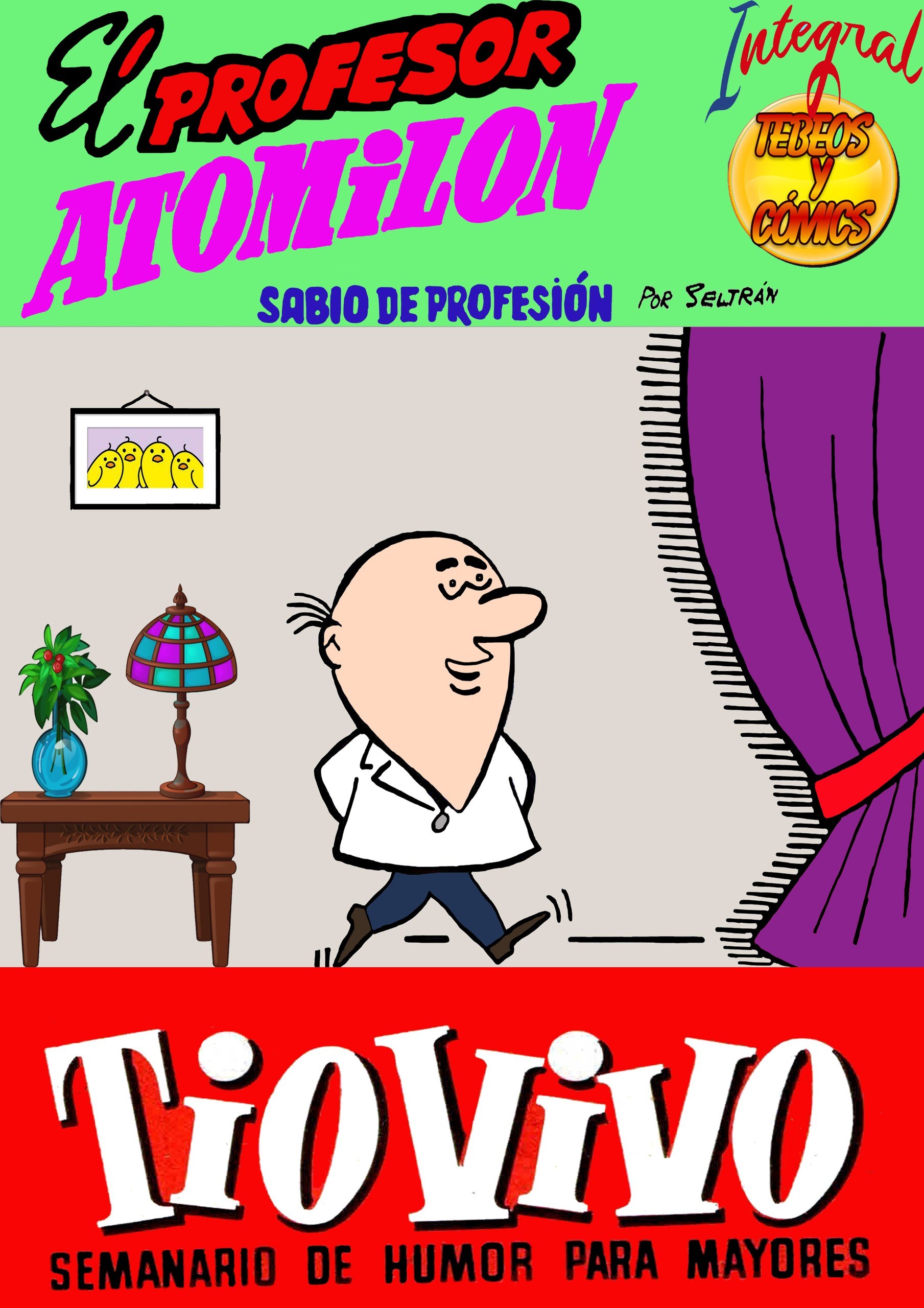 Portada ampliada de El PROFESOR ATOMILÓN