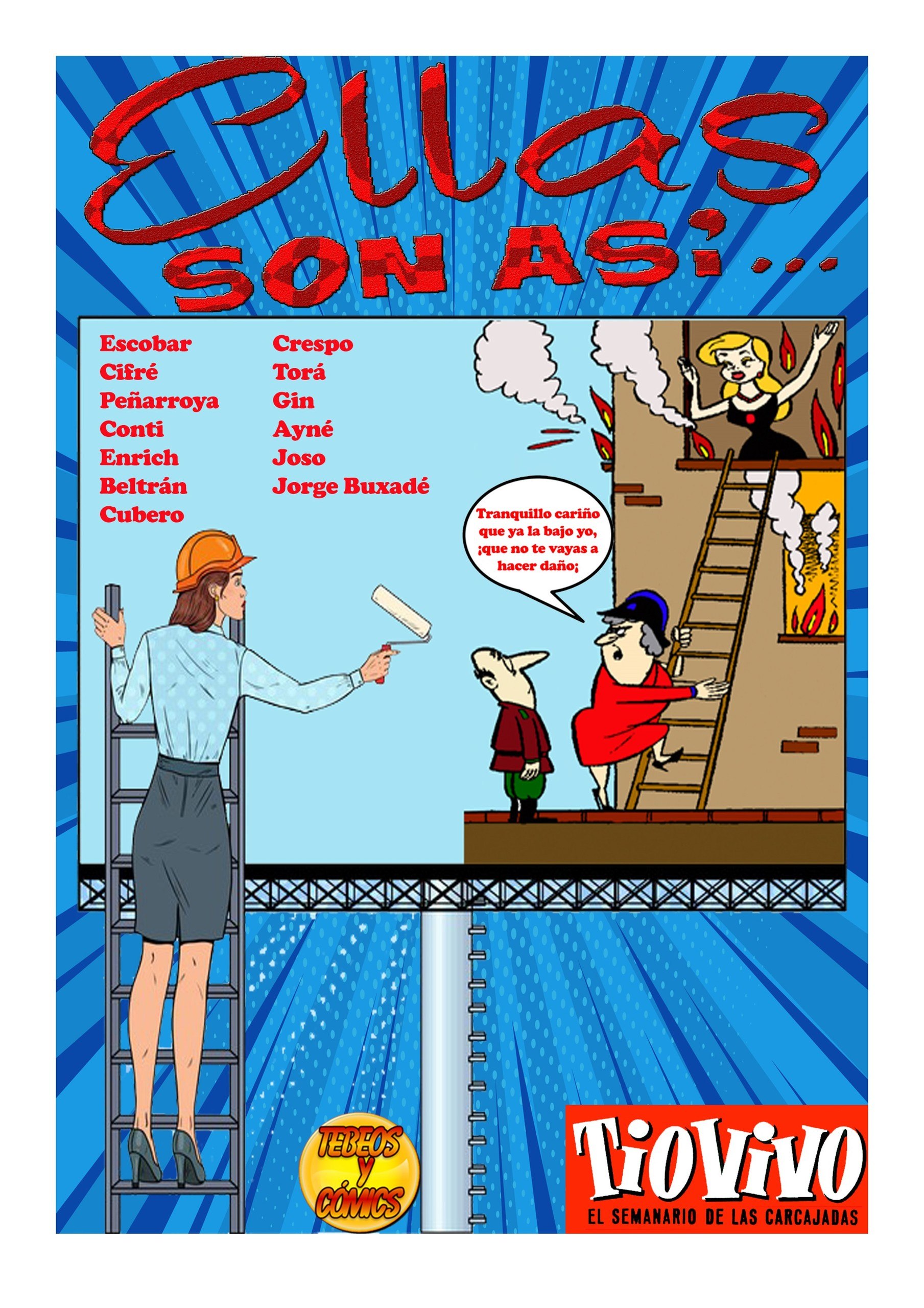 Portada ampliada de Ellas son as...