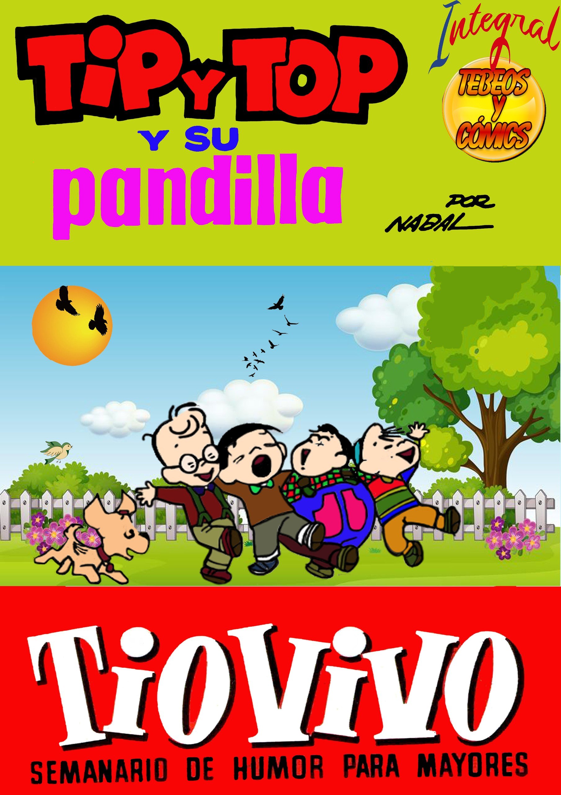 Portada ampliada de Tip y Top y su pandilla