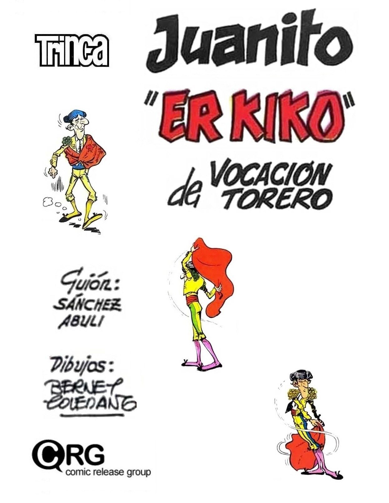 Portada ampliada de Juanito "ER KIKO" de VOCACION TORERO