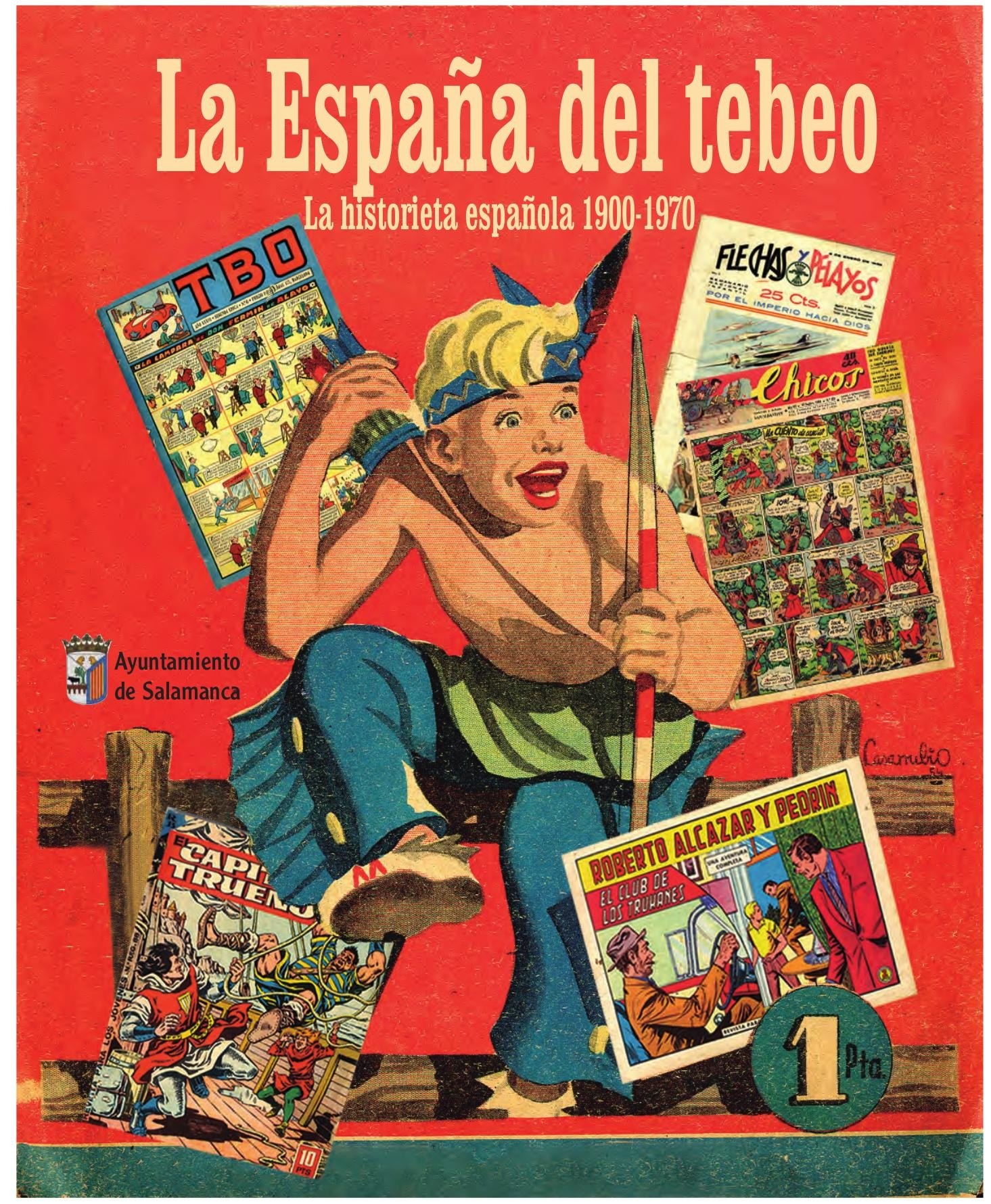 Portada ampliada de La España del tebeo