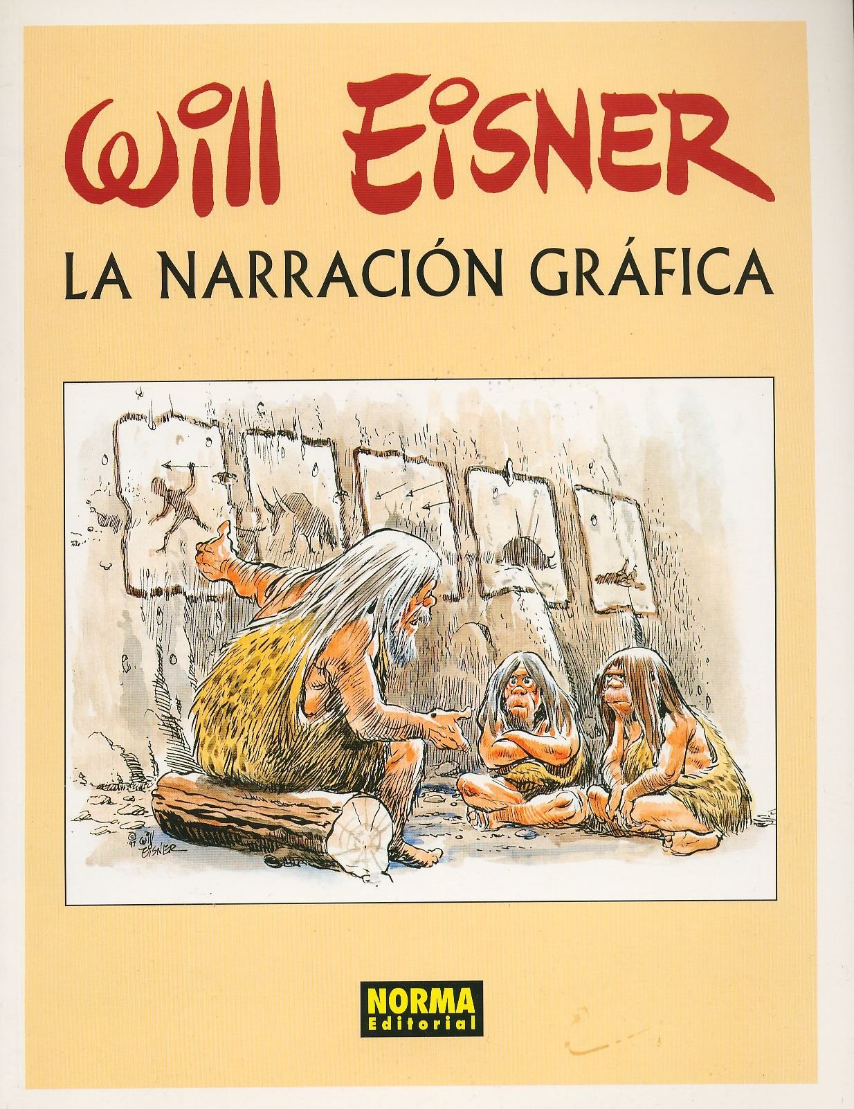 Portada ampliada de Will Eisner La Narración Gráfica