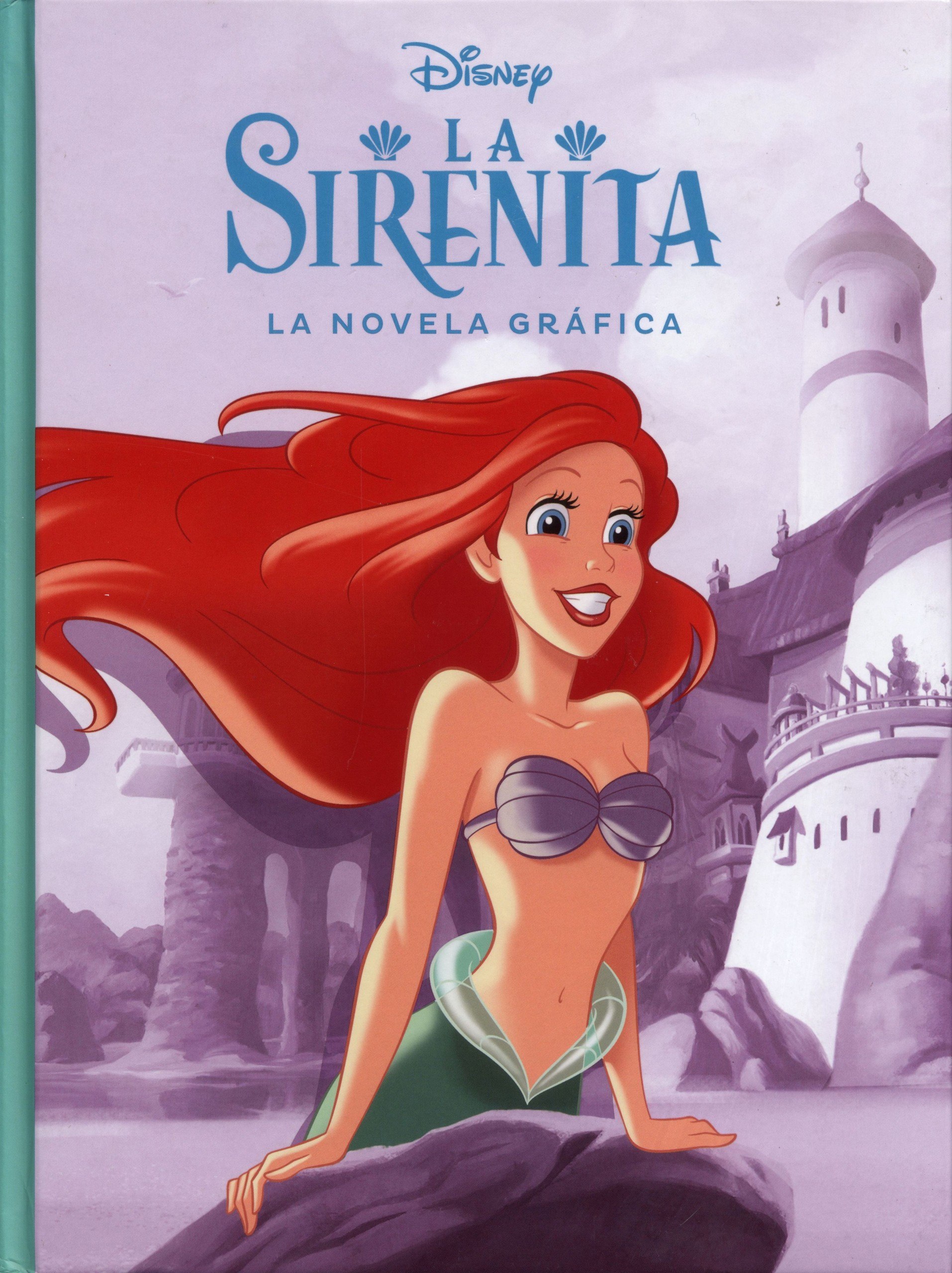 Portada ampliada de La Sirenita La Novela Gráfica