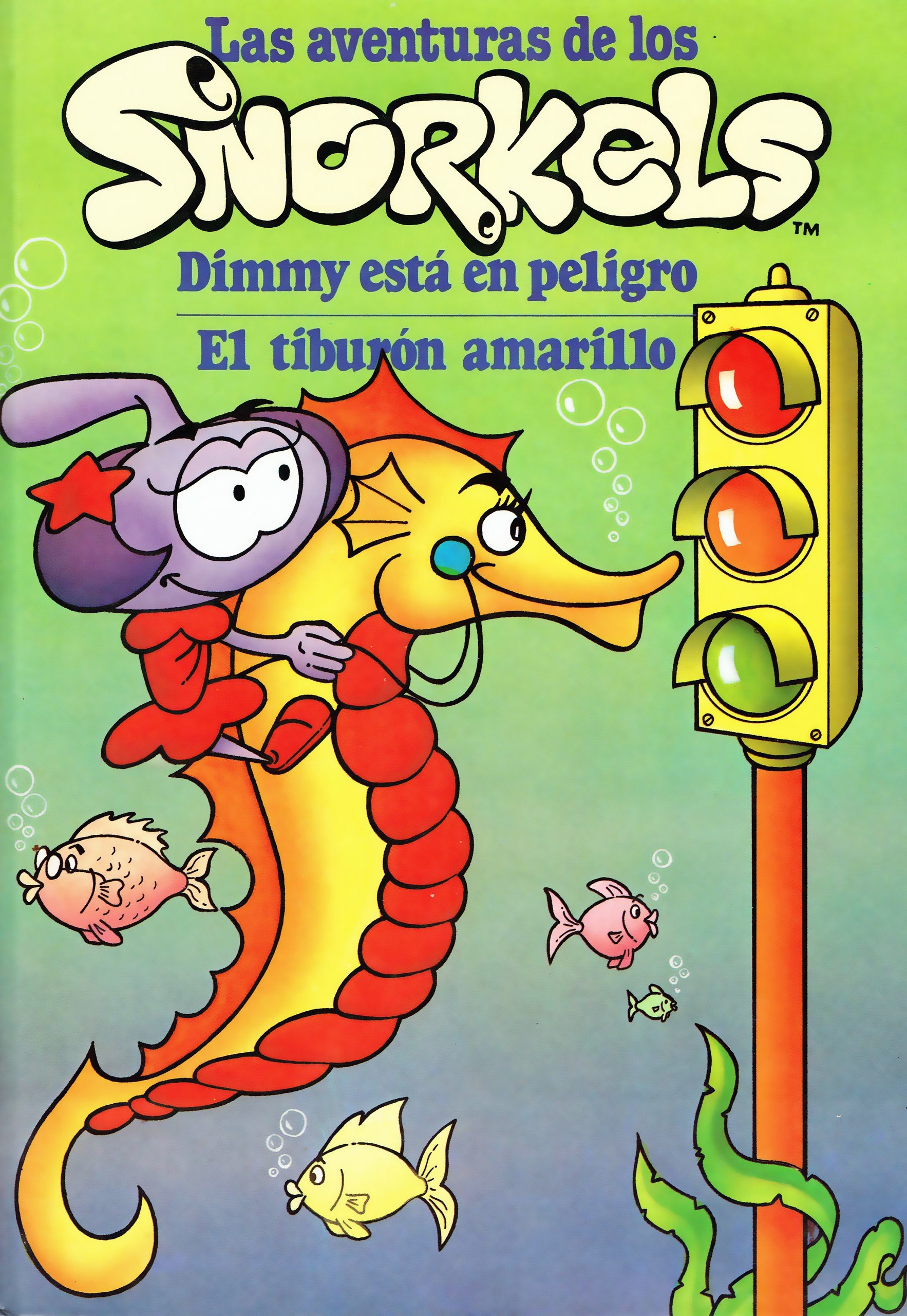 Portada ampliada de Las aventuras de los Snorkels