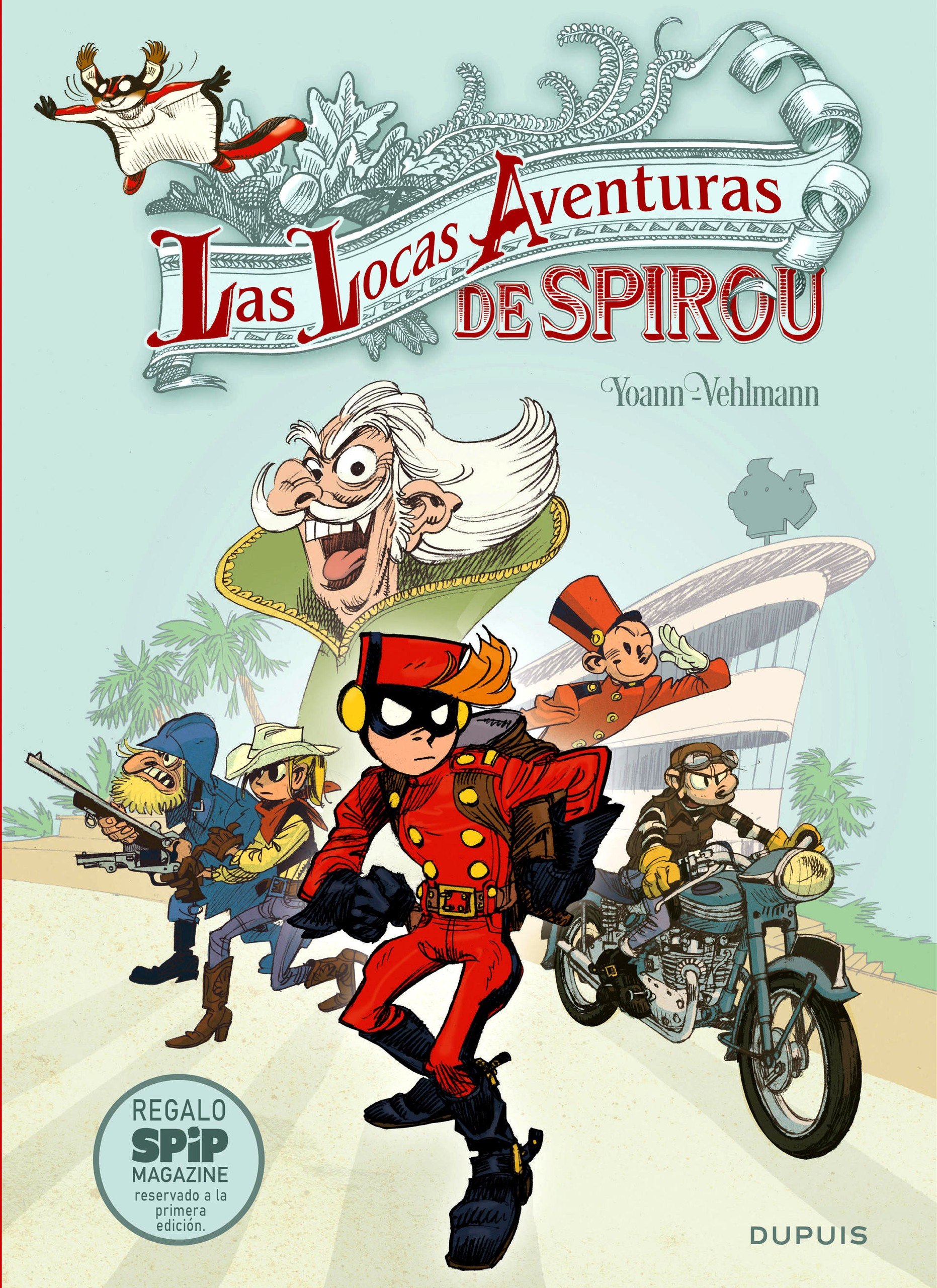 Portada ampliada de Las Locas Aventuras de Spirgu