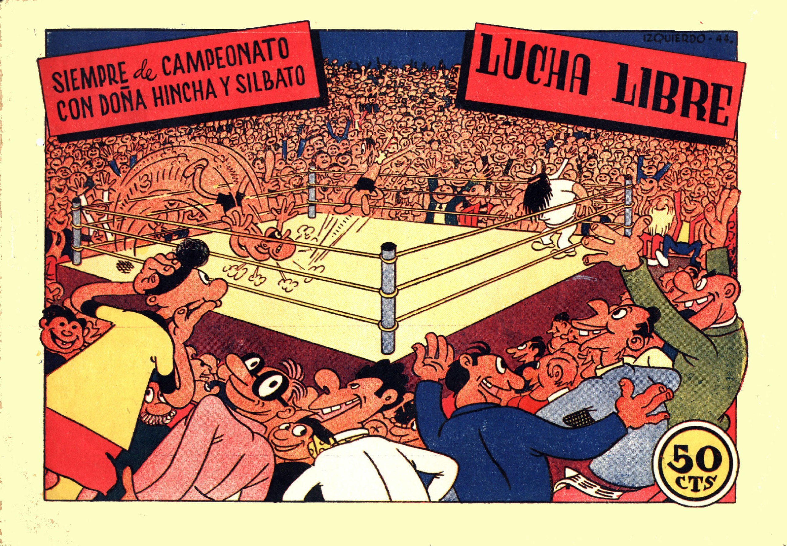 Portada ampliada de Lucha Libre