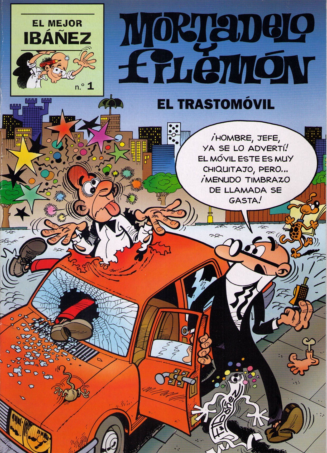Portada ampliada de Mortadelo & Filemón