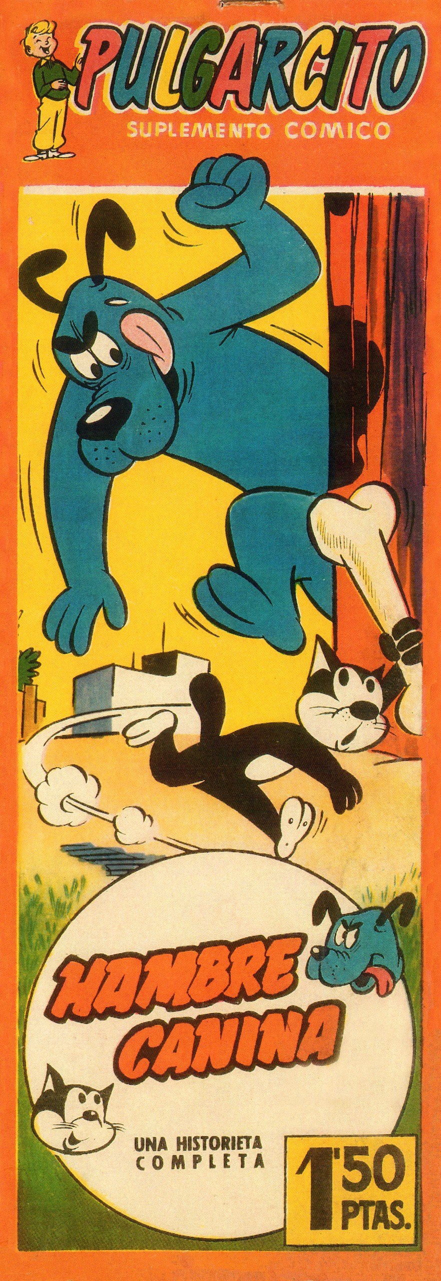 Portada ampliada de Pulgarcito Suplemento Comico