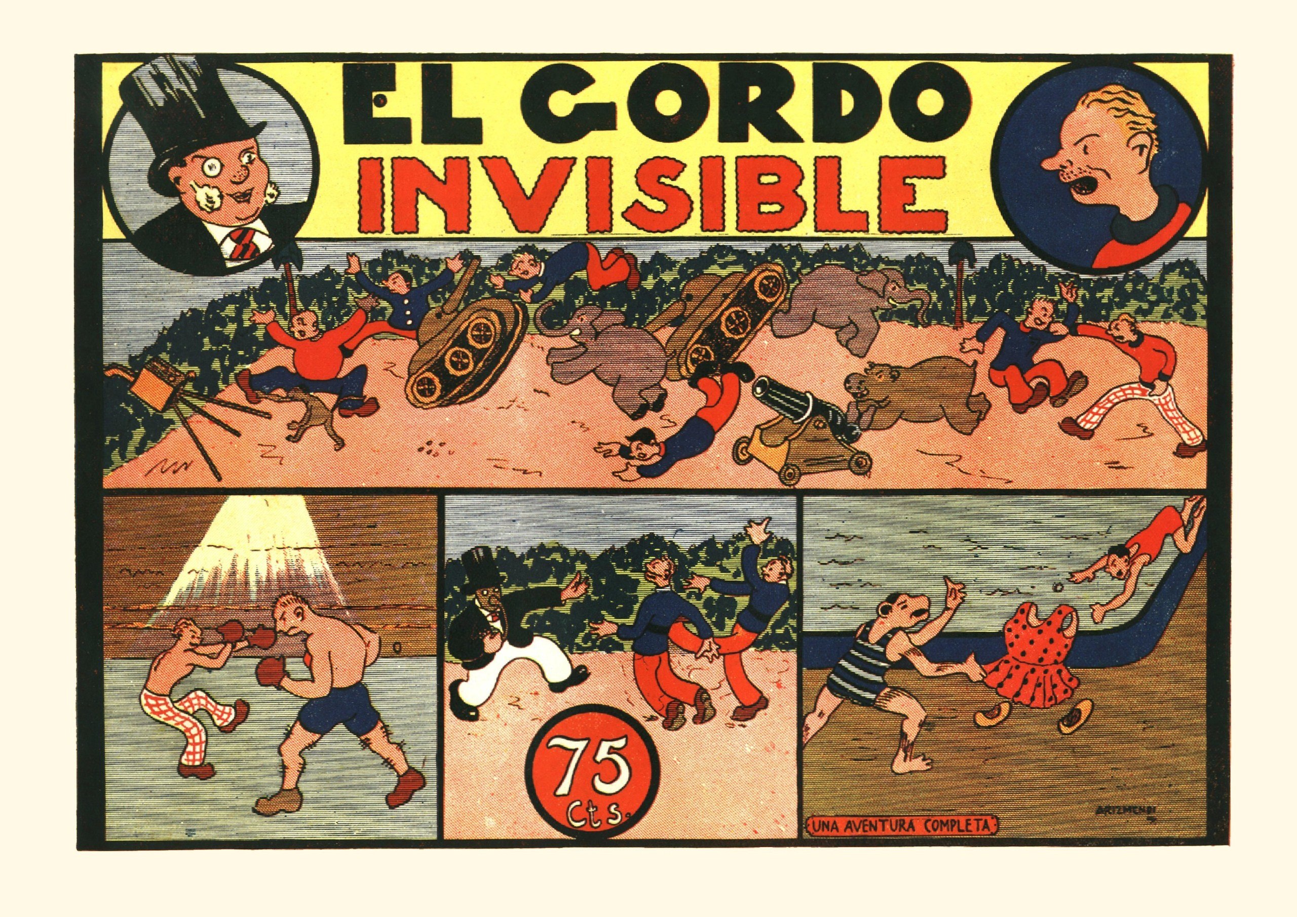 Portada ampliada de EL GORDO INVISIBLE